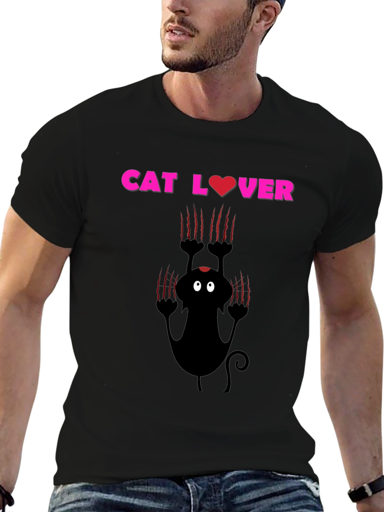 Cat Lover T-Shirt - Funny Graphic Tee