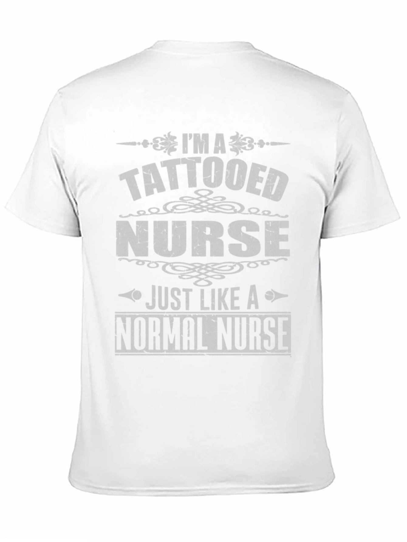 Tattooed Nurse Novelty Graphic T-Shirt