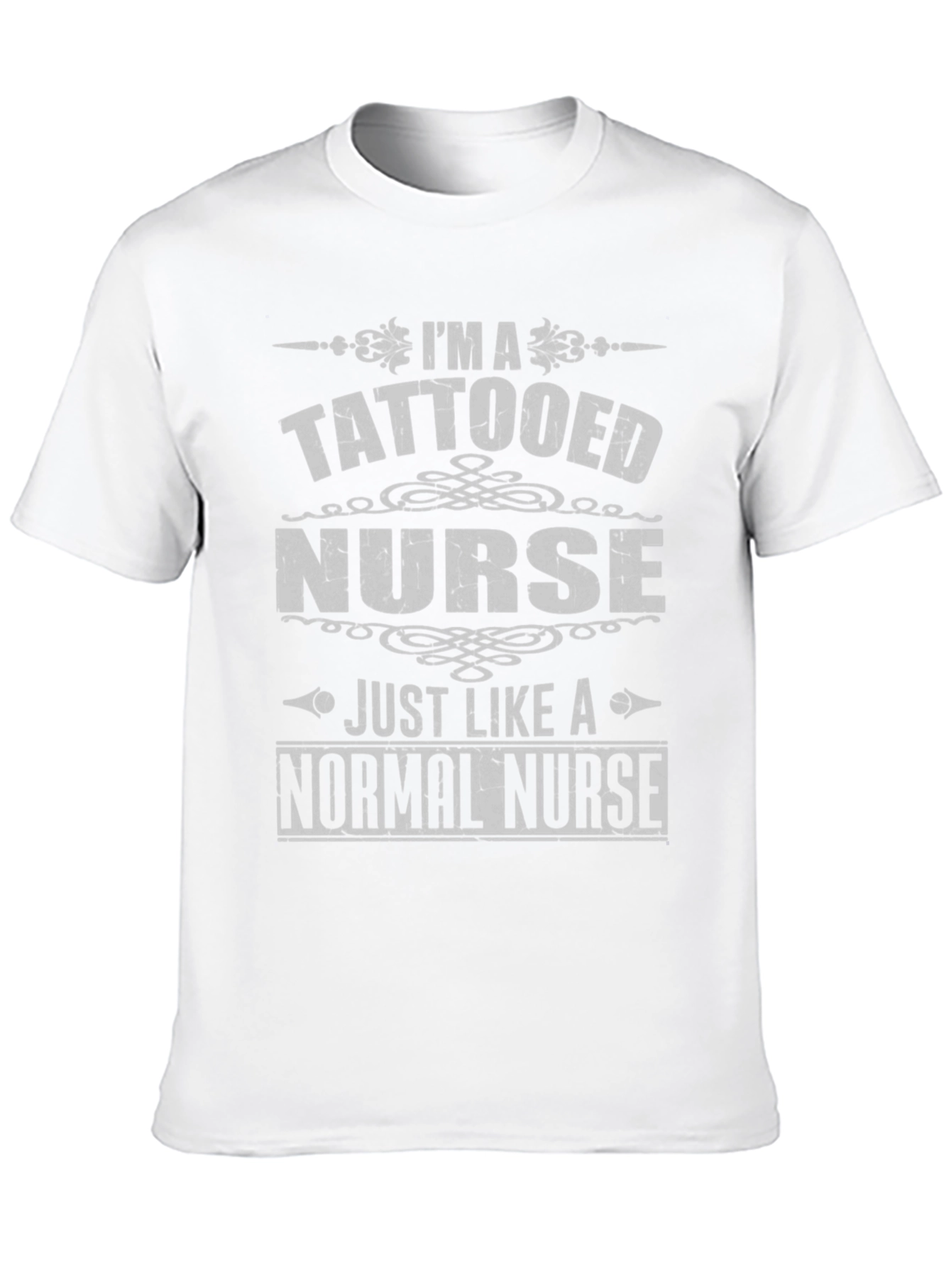 Tattooed Nurse Novelty Graphic T-Shirt