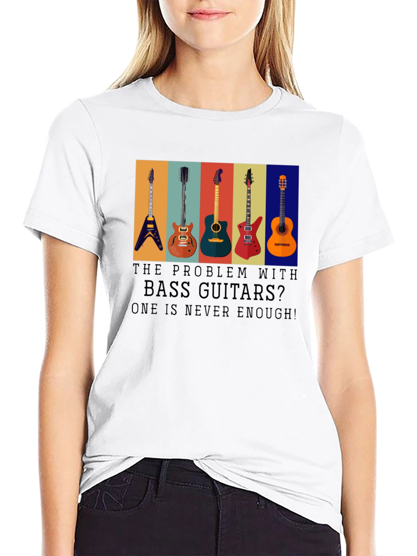 Bass Guitar T-Shirt: One is Never Enough