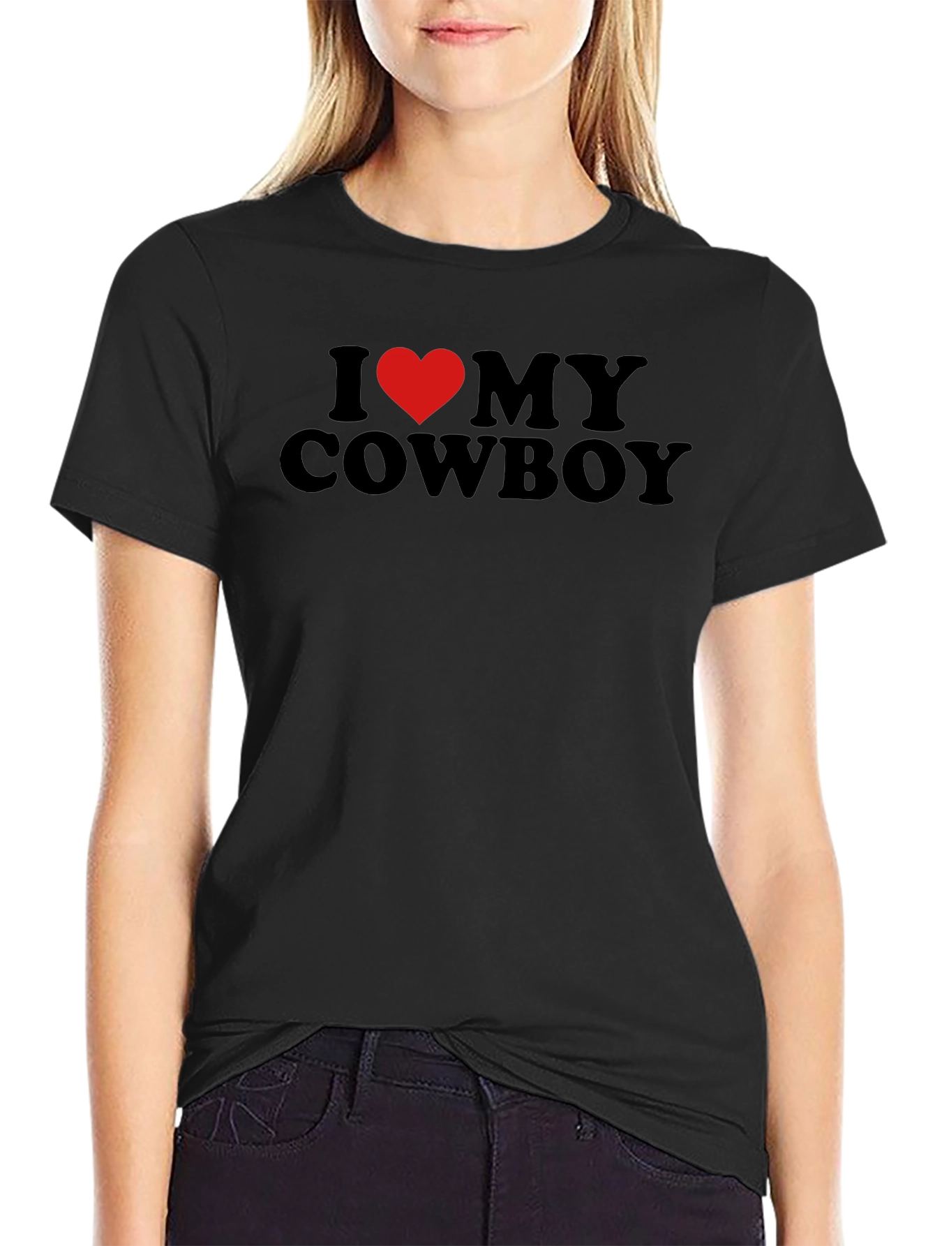 I Heart My Cowboy Graphic Tee