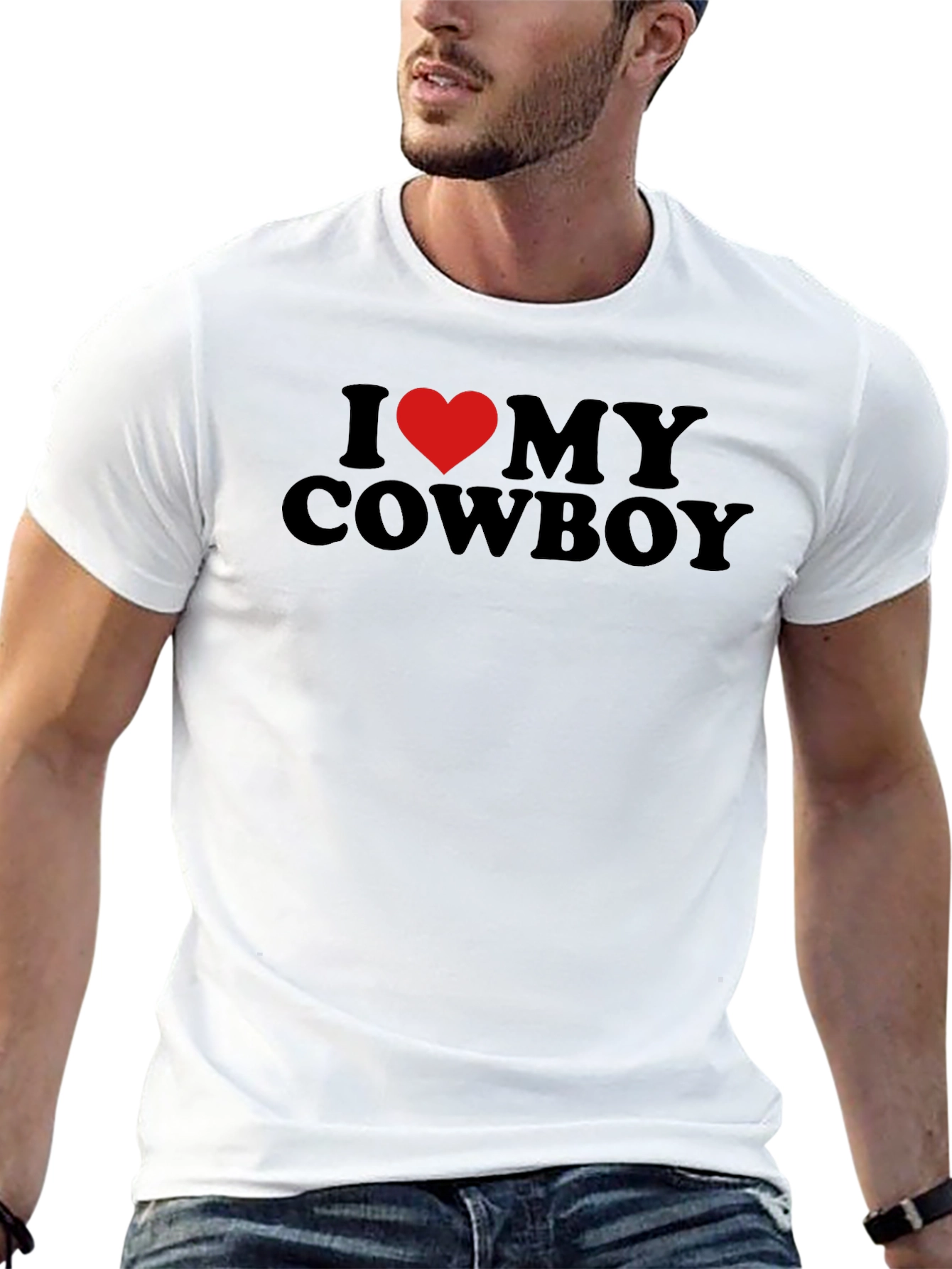 I Heart My Cowboy Graphic Tee