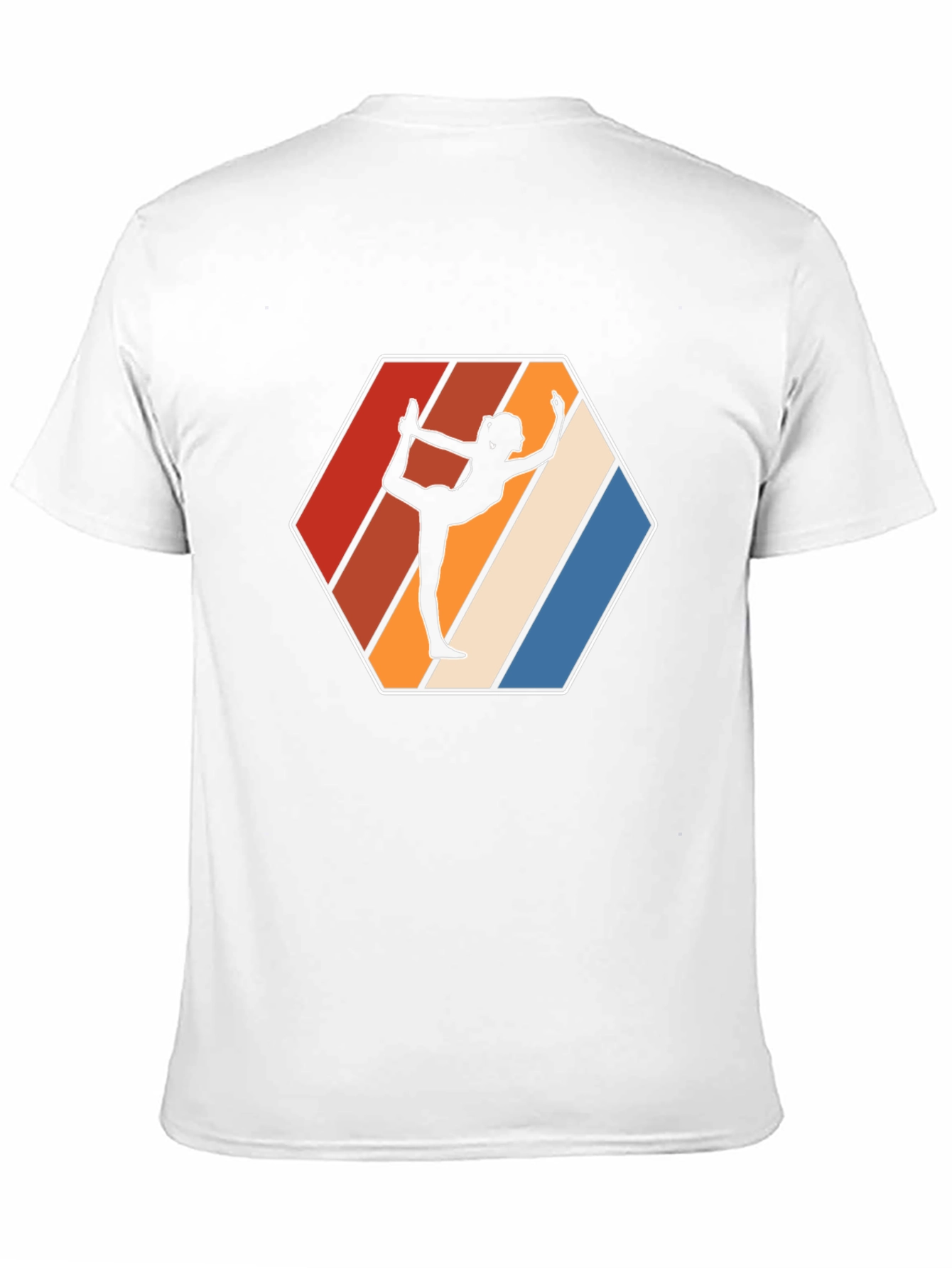 Yoga Silhouette Retro T-Shirt