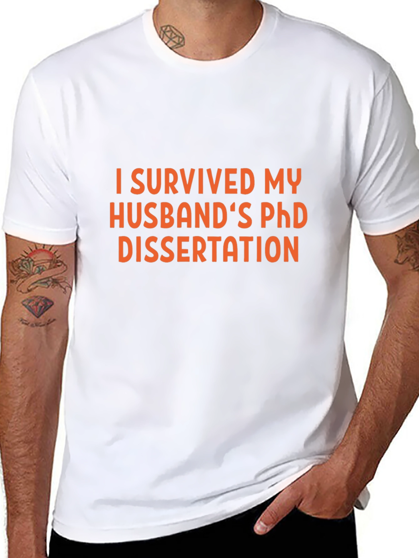 I Survived My Husbands PhD Dissertation Tee