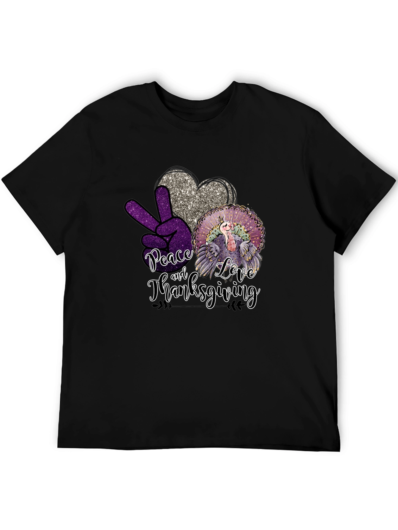 Peace Love Thanksgiving T-Shirt