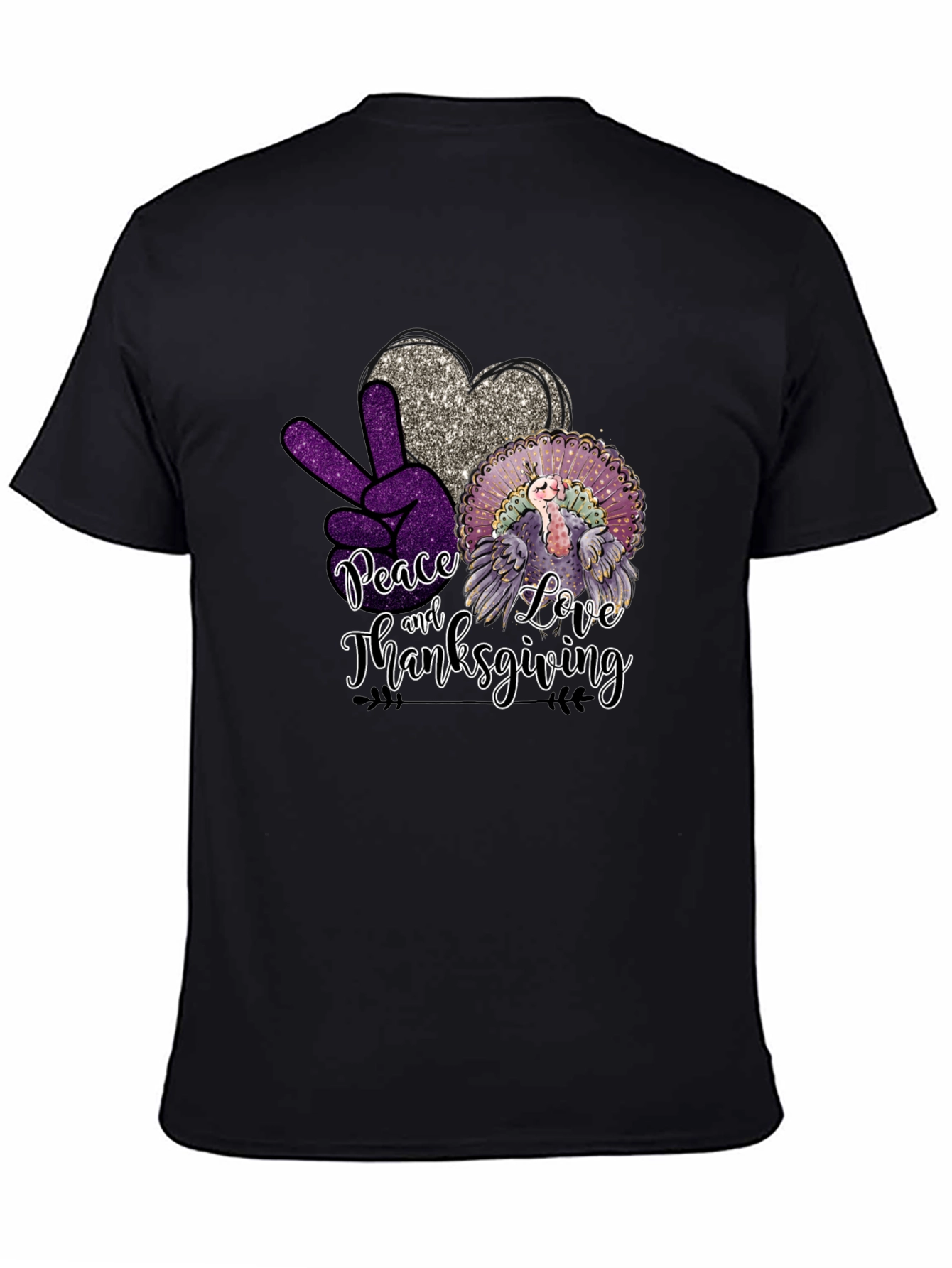 Peace Love Thanksgiving T-Shirt