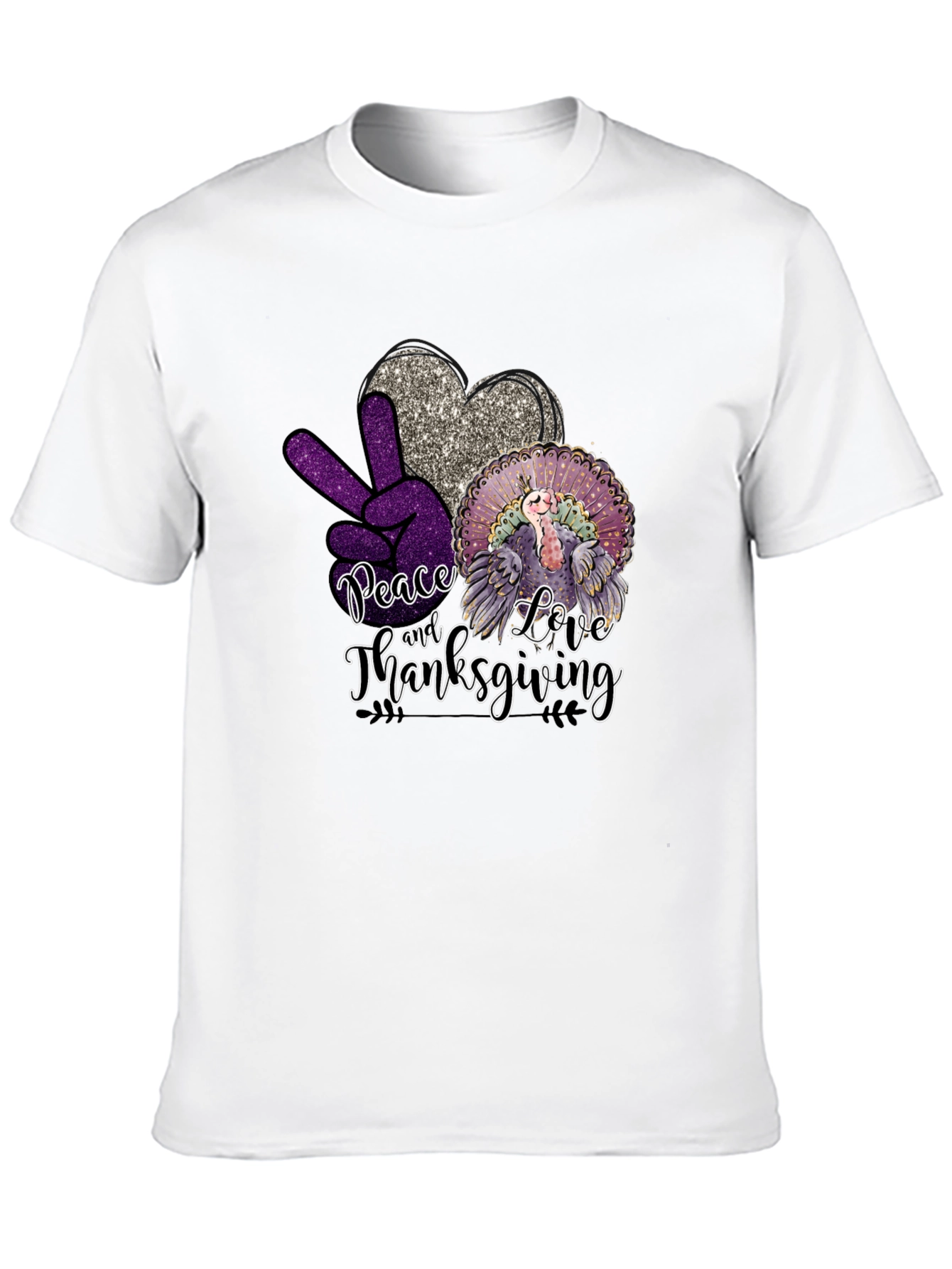 Peace Love Thanksgiving T-Shirt
