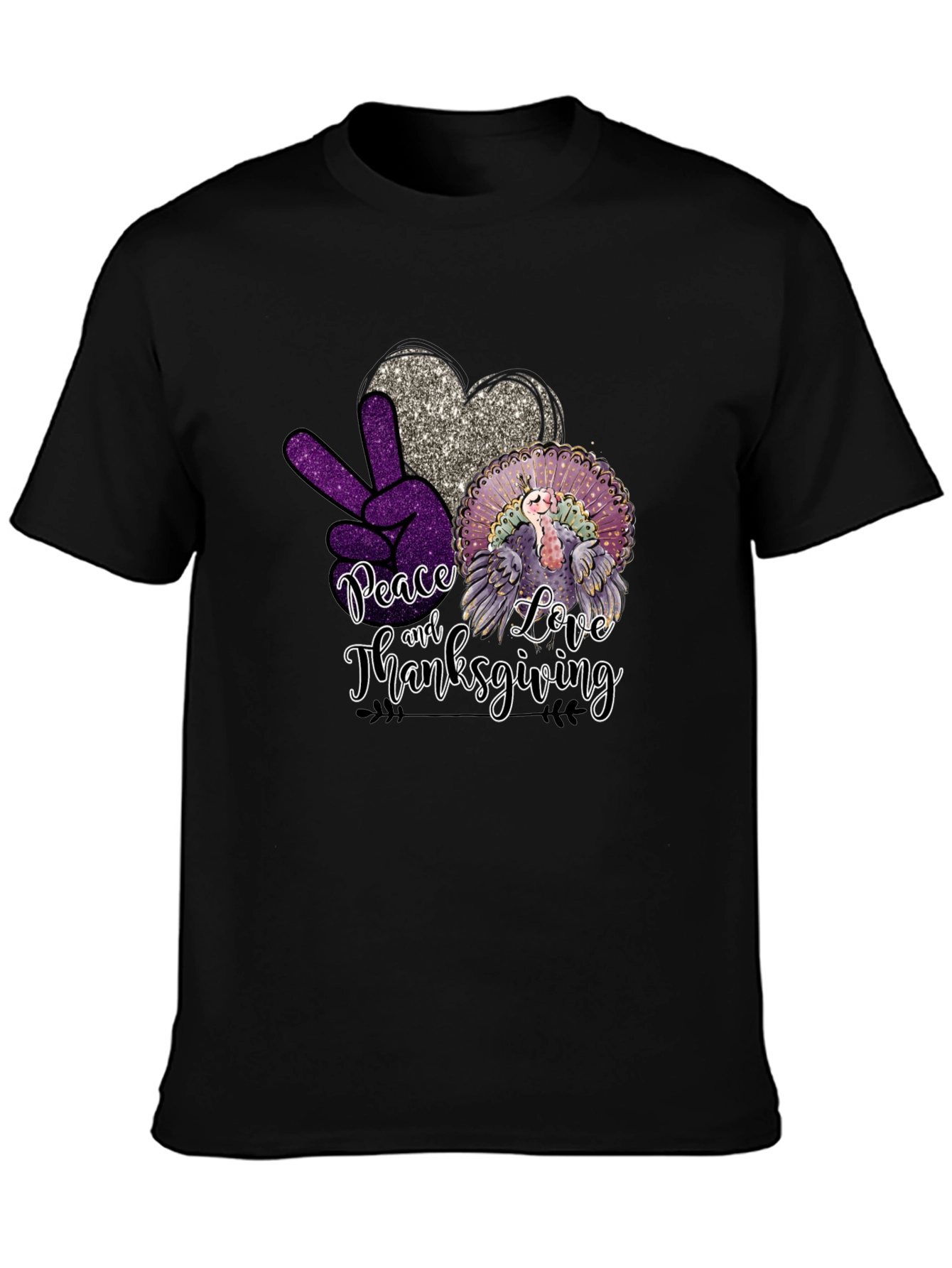 Peace Love Thanksgiving T-Shirt