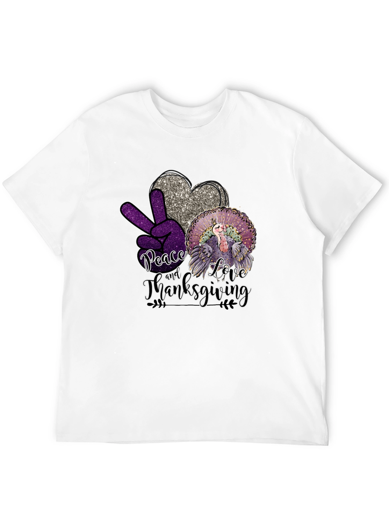 Peace Love Thanksgiving T-Shirt