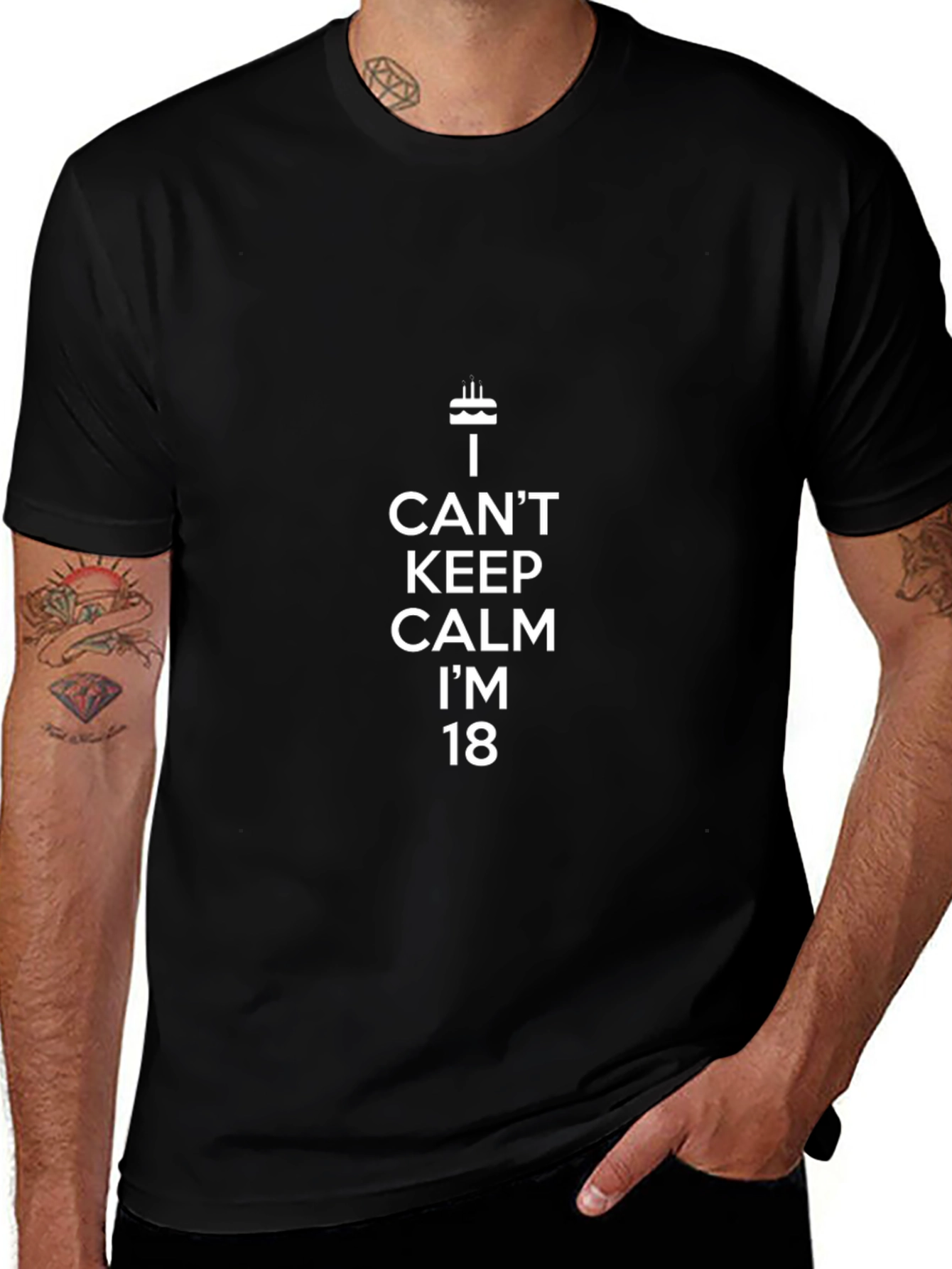 Funny 18th Birthday T-Shirt - Cant Keep Calm