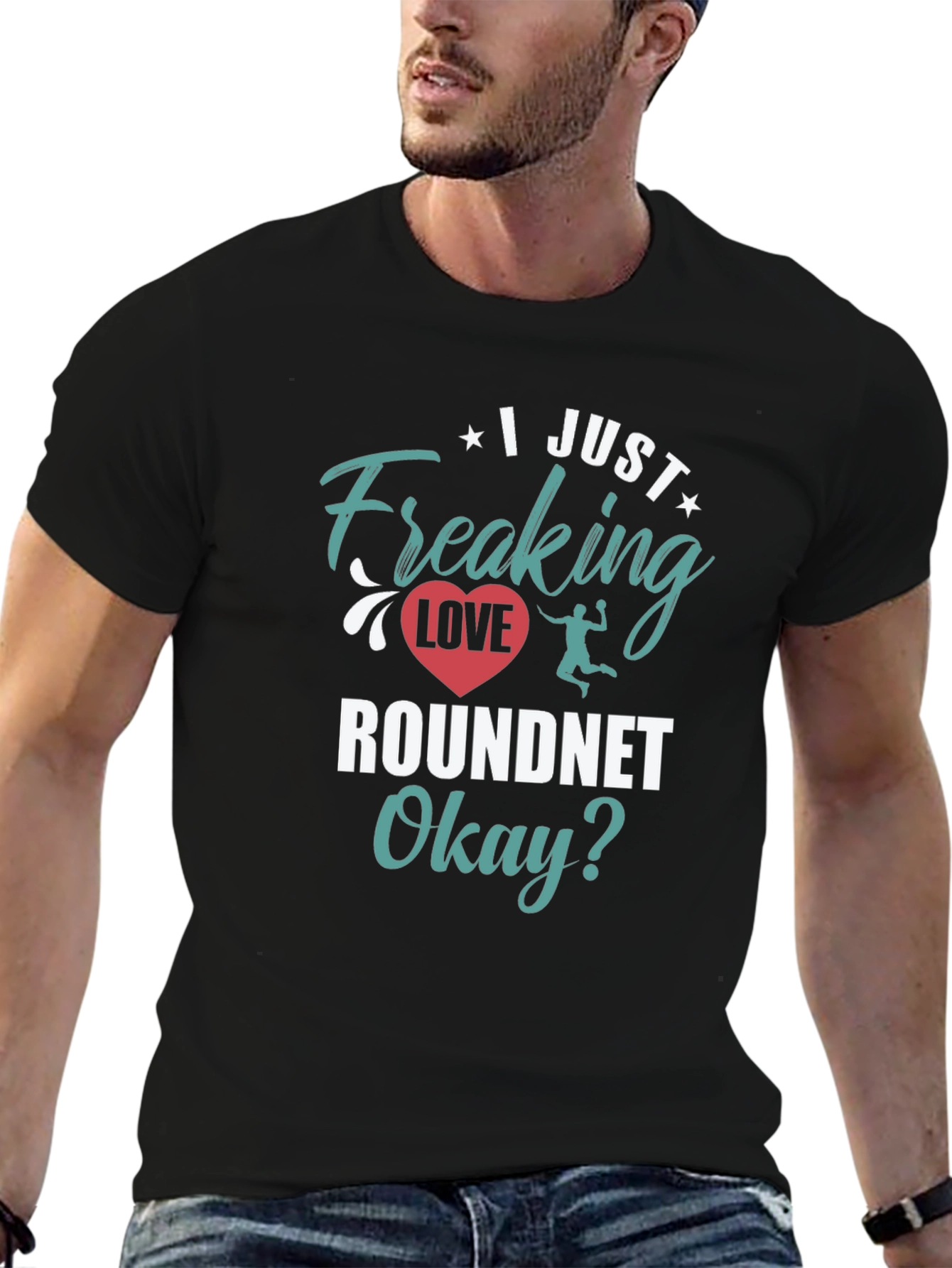 I Just Freaking Love Roundnet Graphic Tee