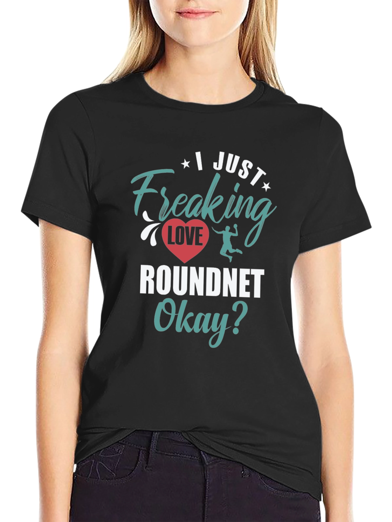I Just Freaking Love Roundnet Graphic Tee