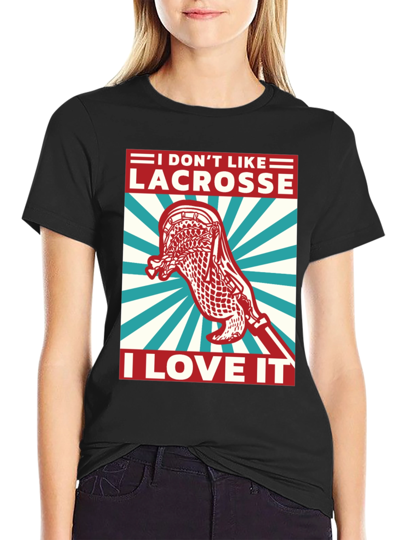 Lacrosse Lover Graphic T-Shirt