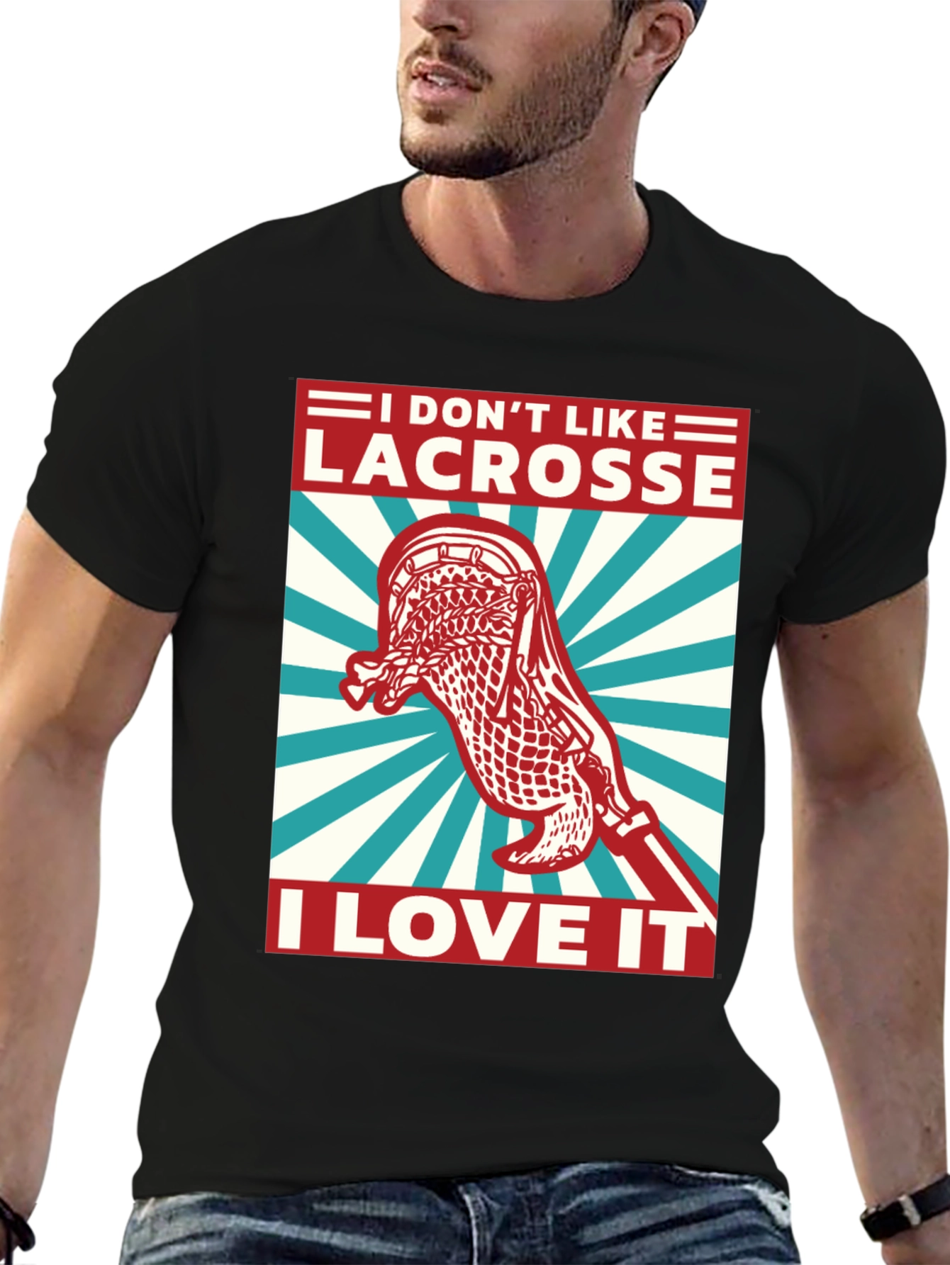 Lacrosse Lover Graphic T-Shirt