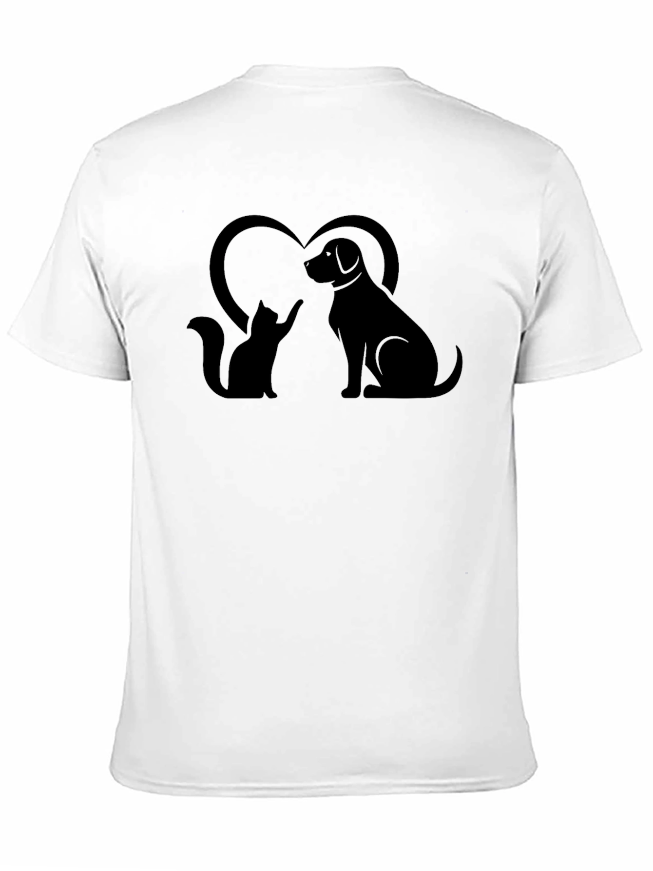 Cat & Dog Love T-Shirt - Pet Lover Tee