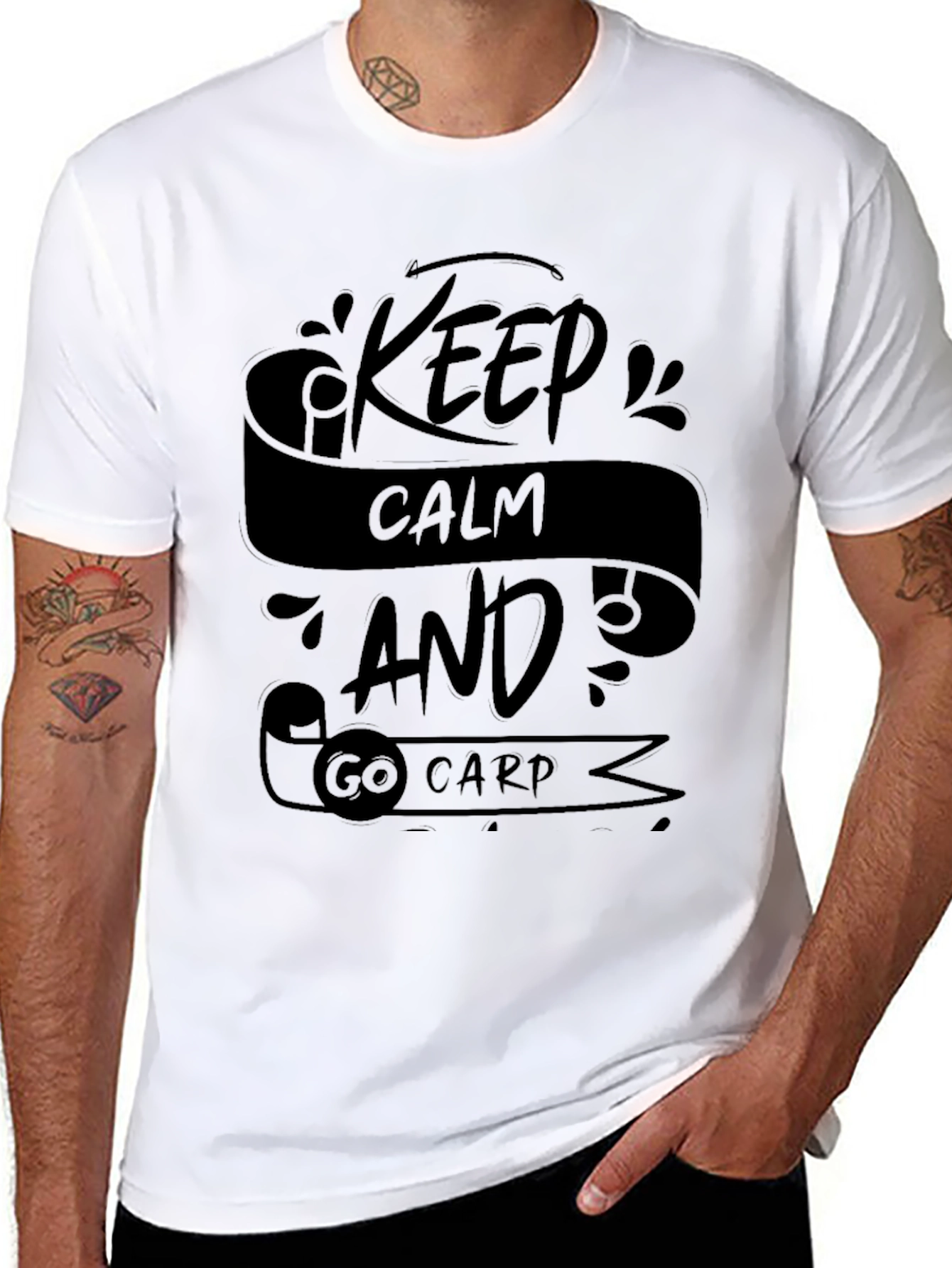 Keep Calm and Go Carp Fishing T-Shirt