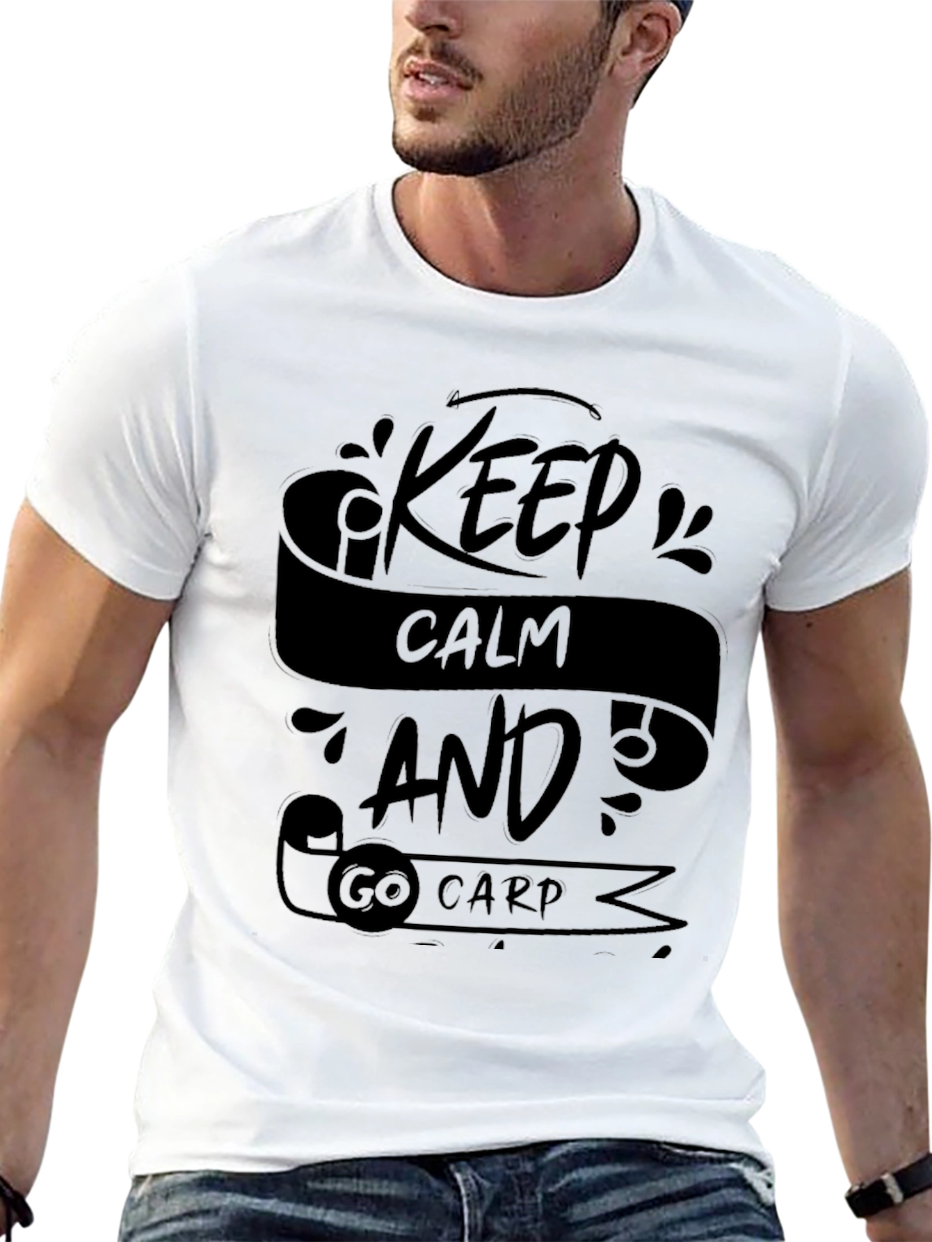 Keep Calm and Go Carp Fishing T-Shirt