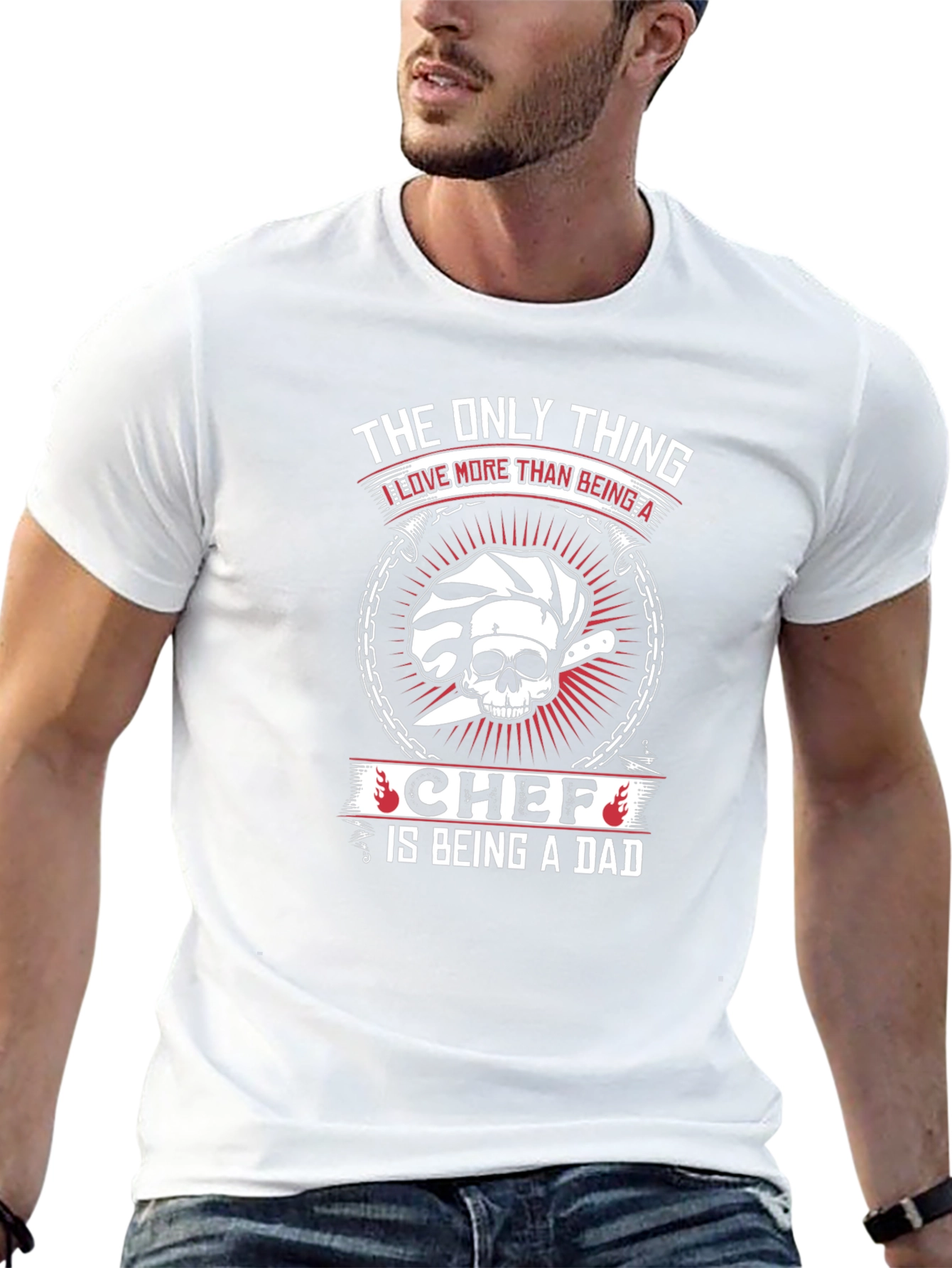 Chef Dad Graphic T-Shirt - Black