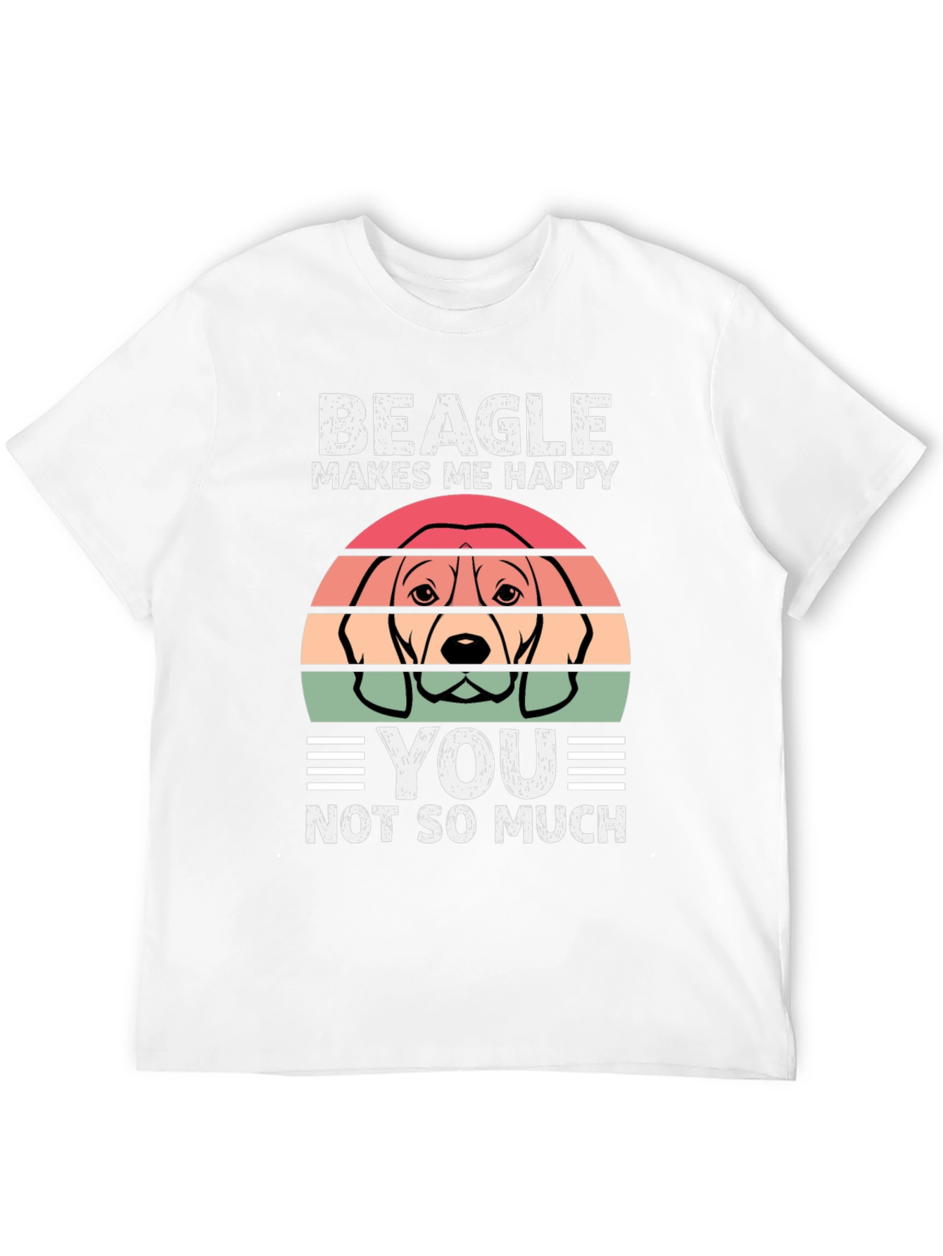 Beagle Makes Me Happy T-Shirt