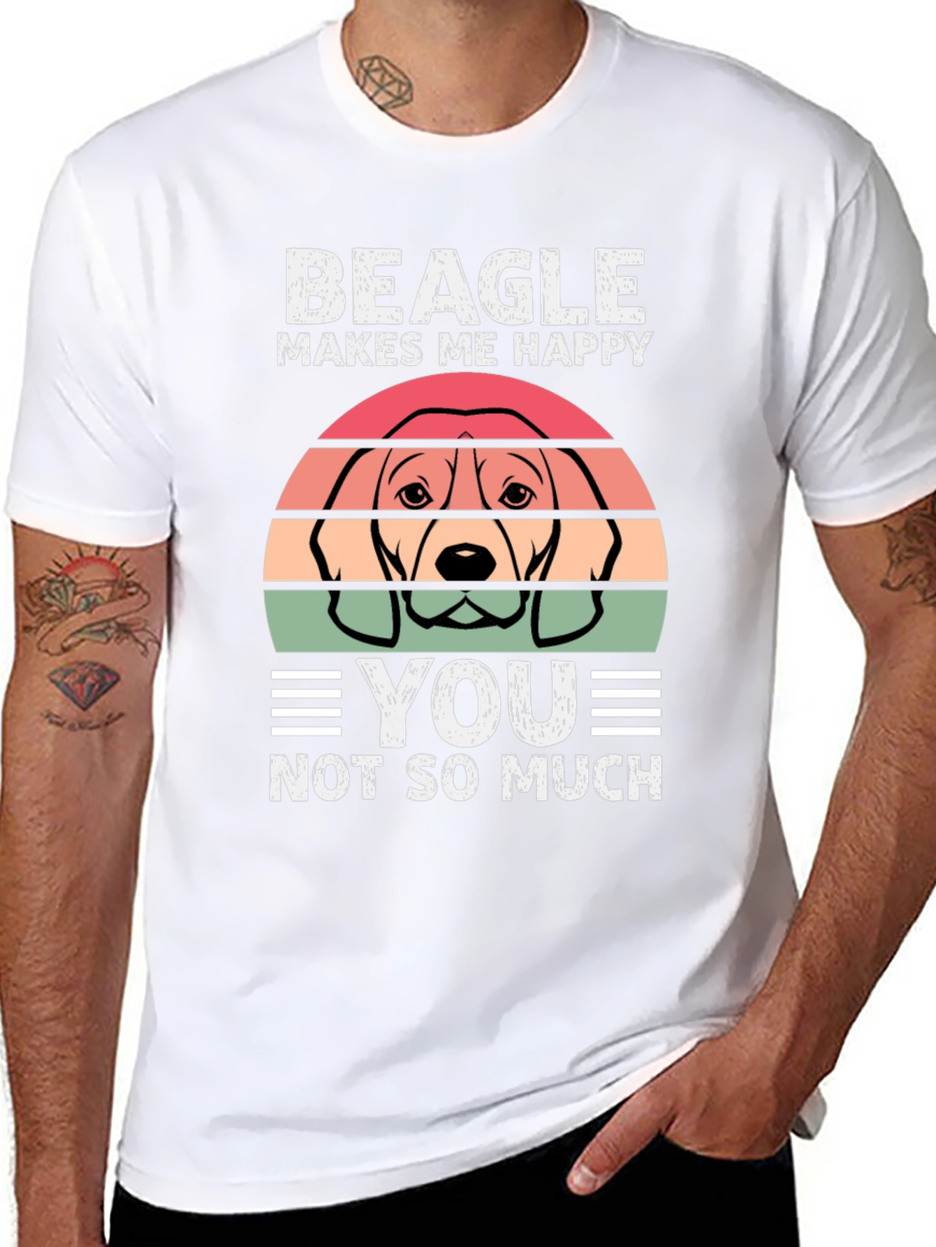 Beagle Makes Me Happy T-Shirt