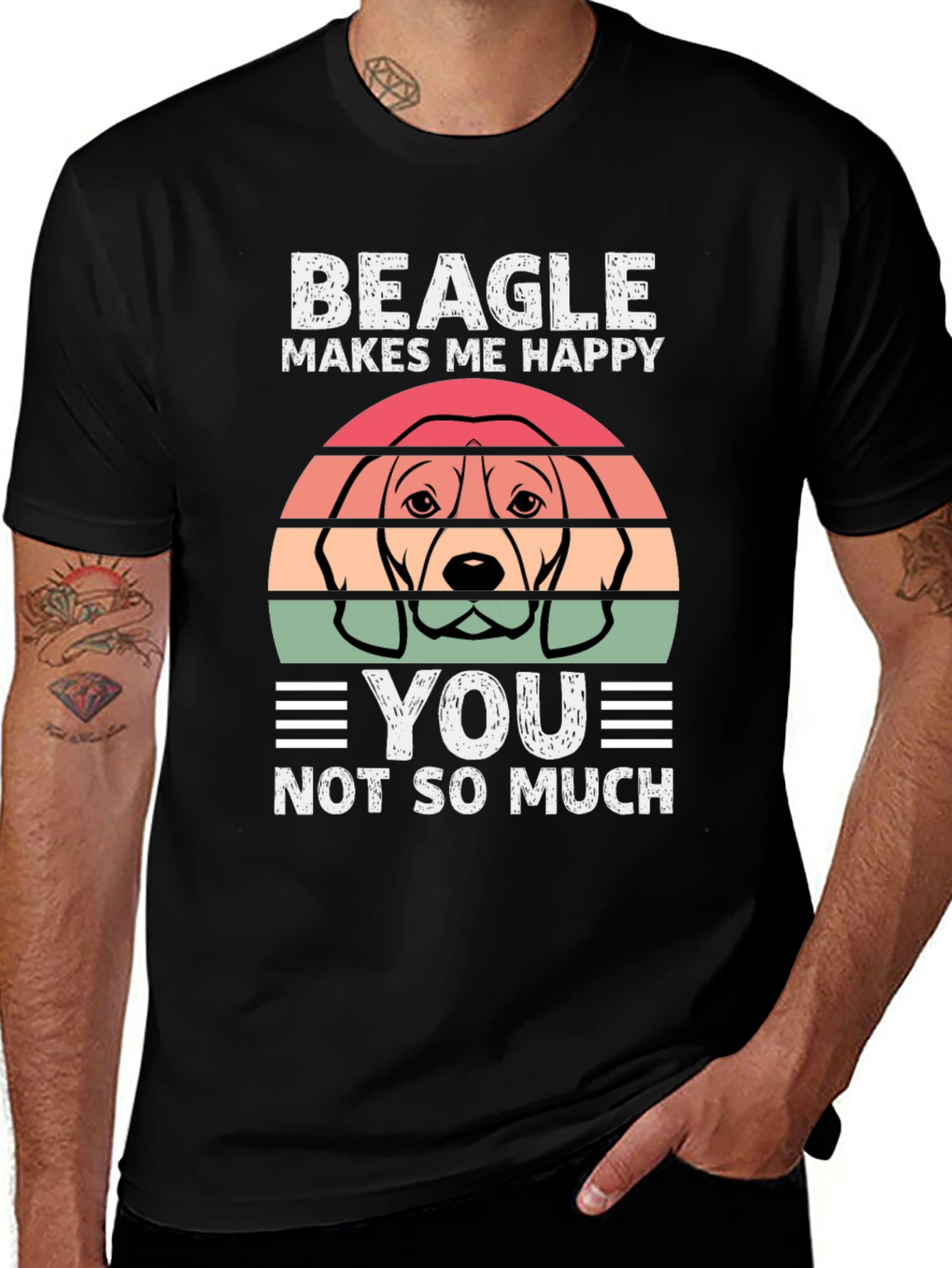 Beagle Makes Me Happy T-Shirt