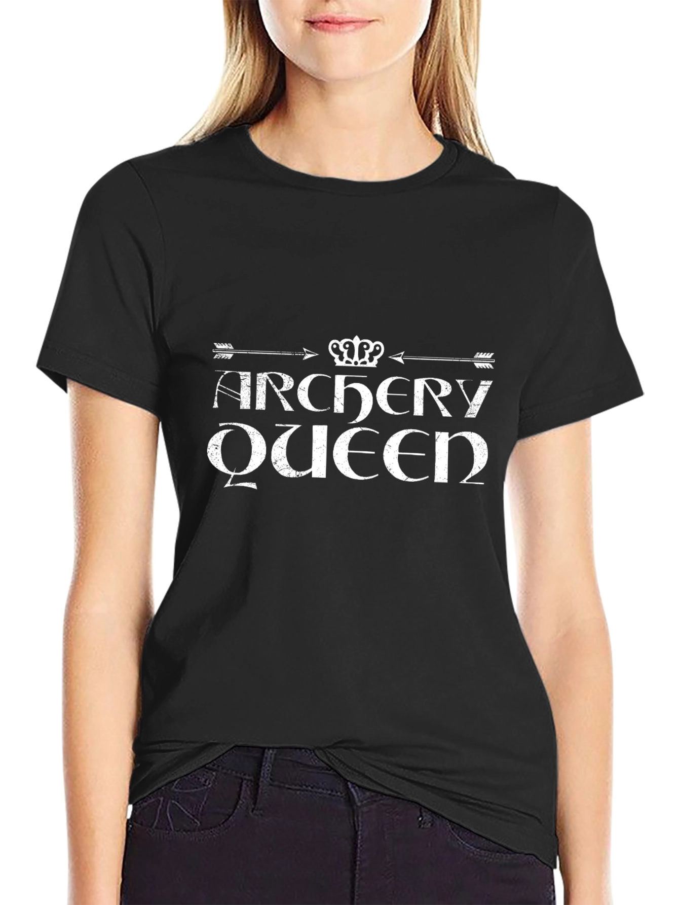 Archery Queen Black T-Shirt