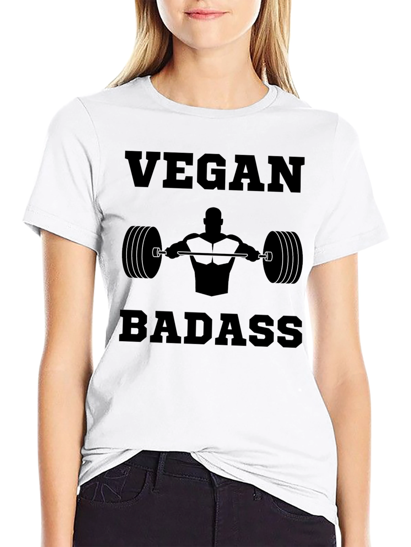 Vegan Badass Graphic T-Shirt
