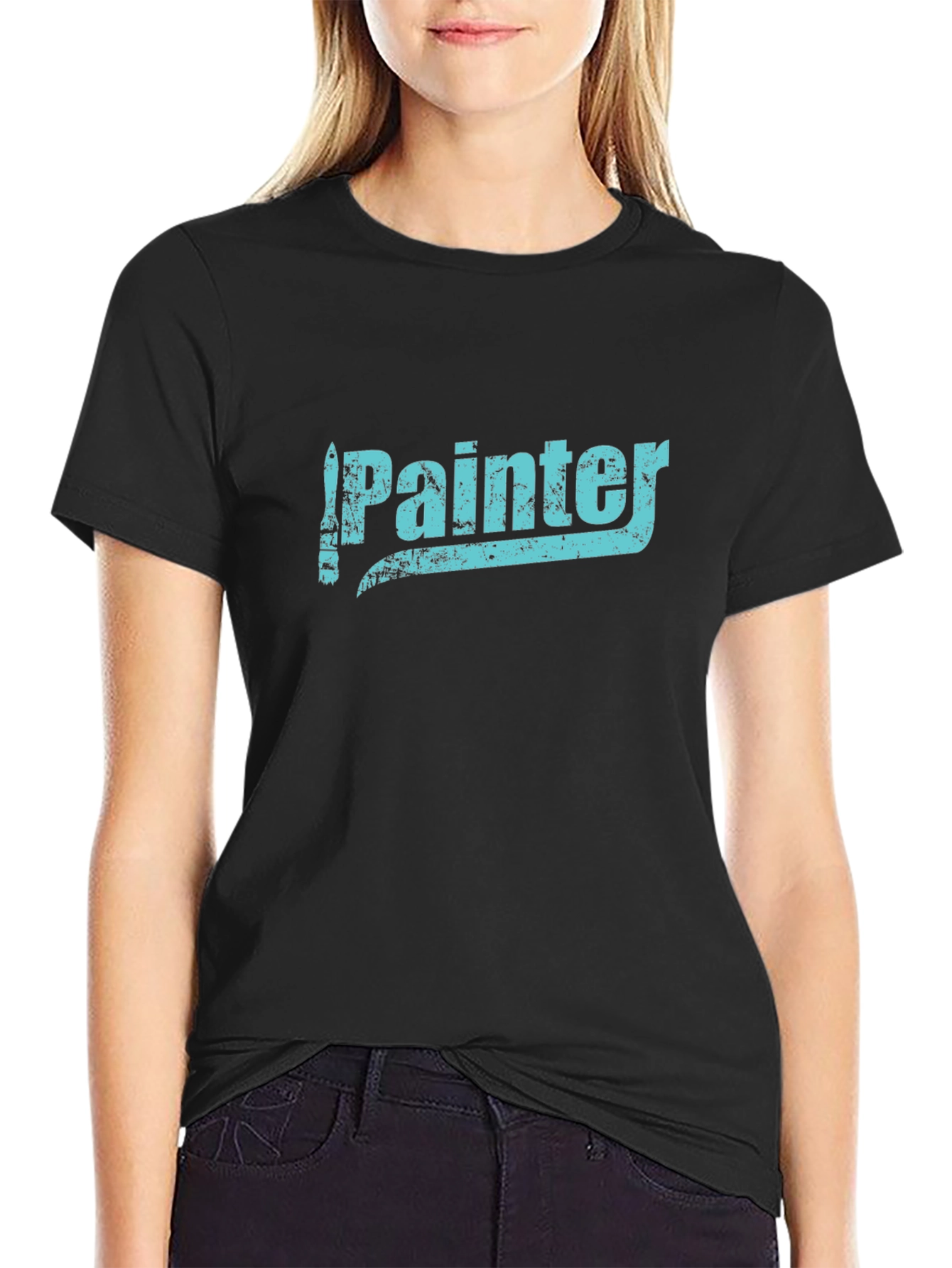 Painter T-Shirt - Distressed Graphic Tee