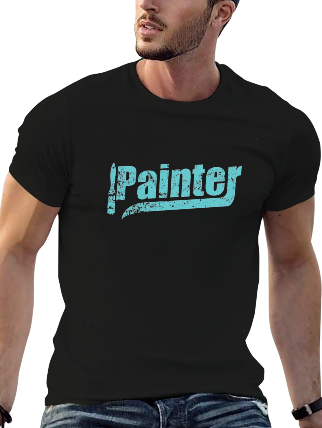 Painter T-Shirt - Distressed Graphic Tee