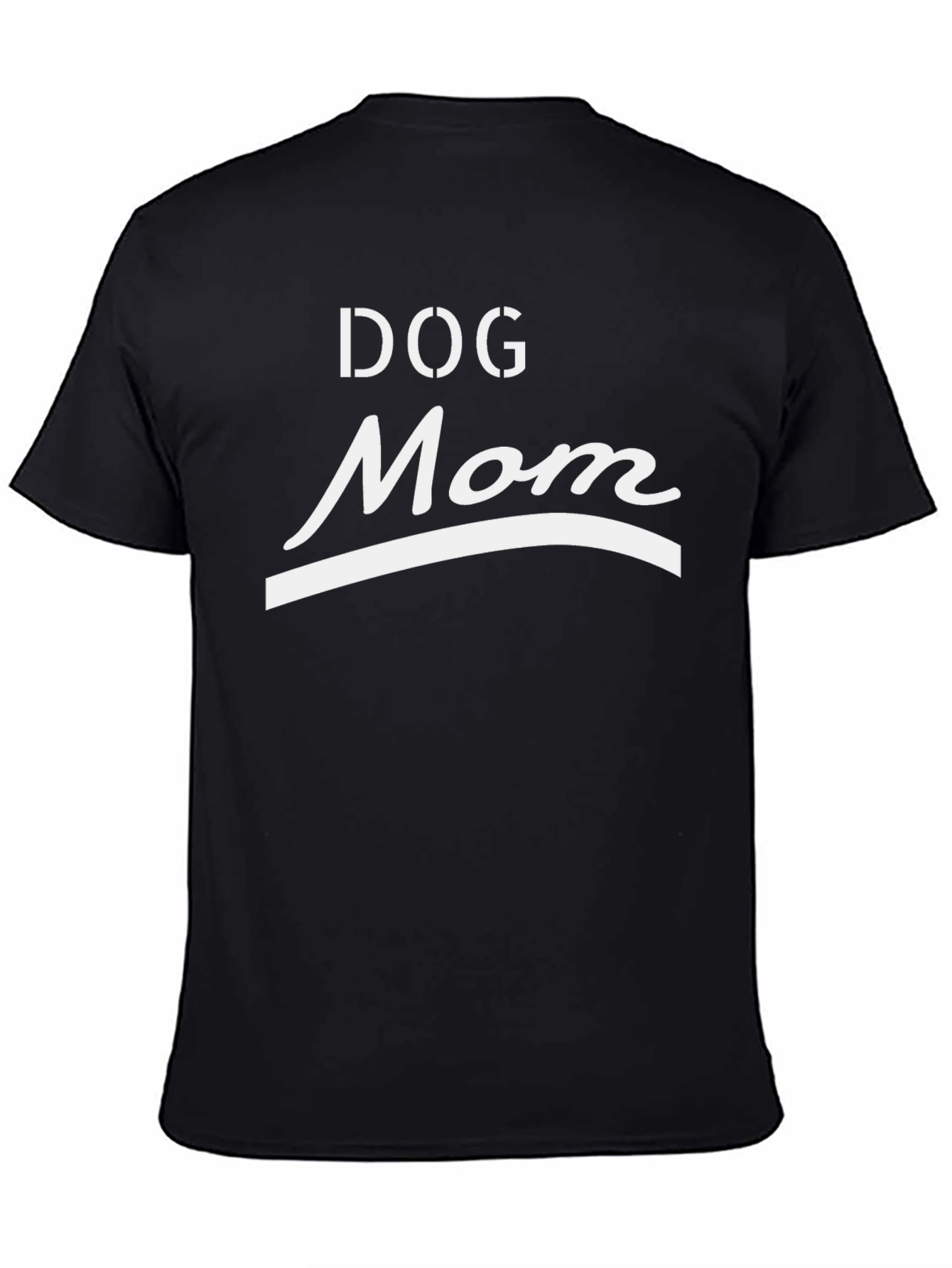Dog Mom Graphic Tee - Black