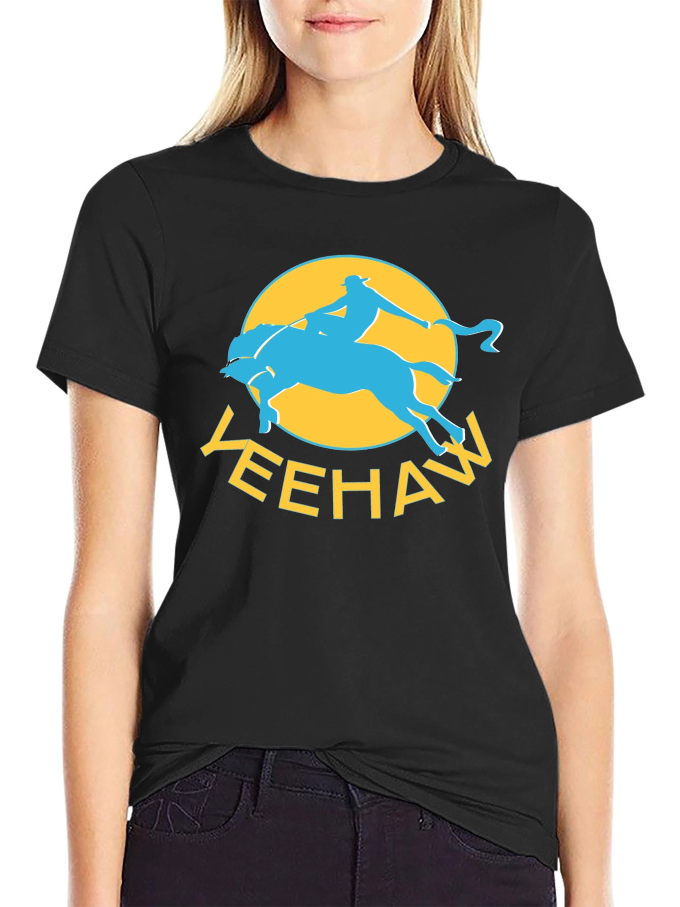 Yeehaw Cowboy Graphic T-Shirt