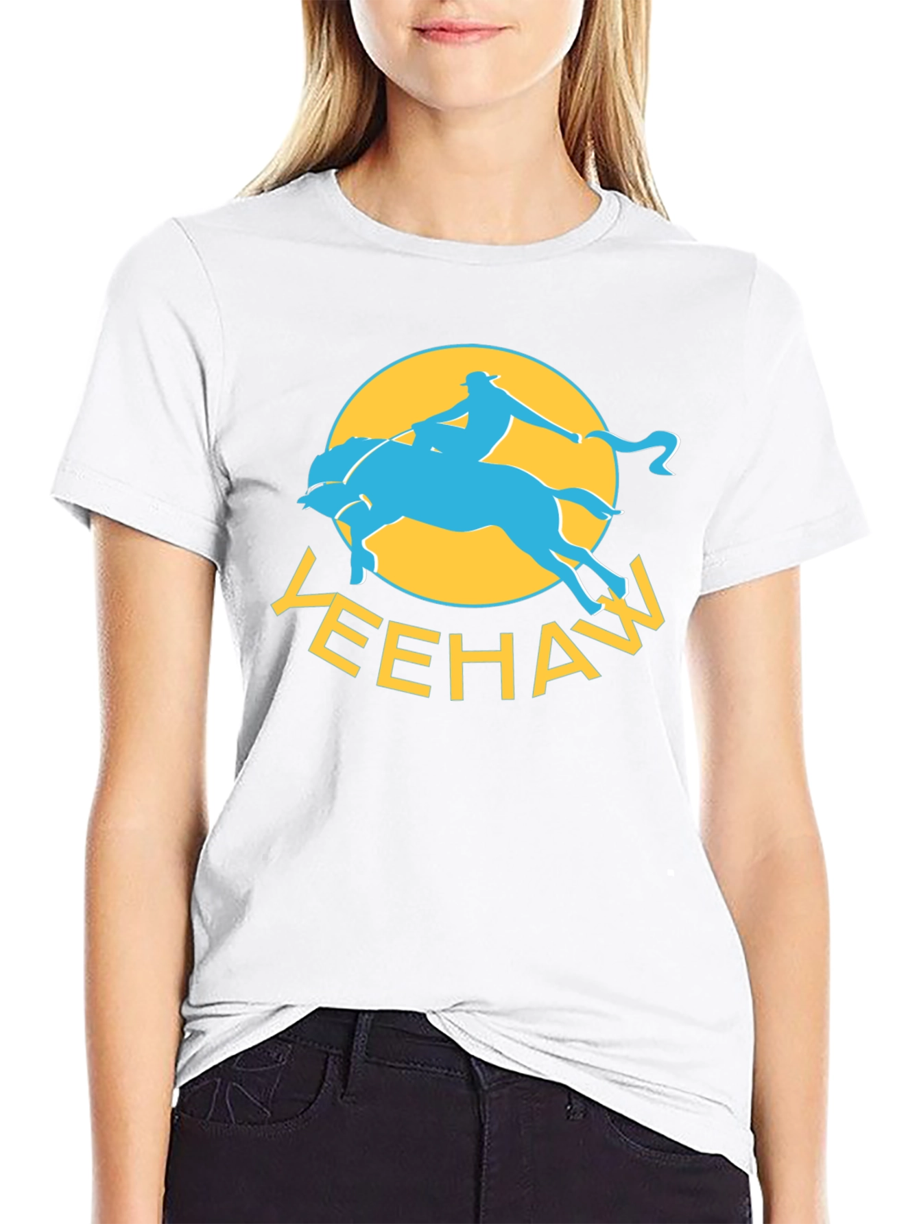 Yeehaw Cowboy Graphic T-Shirt