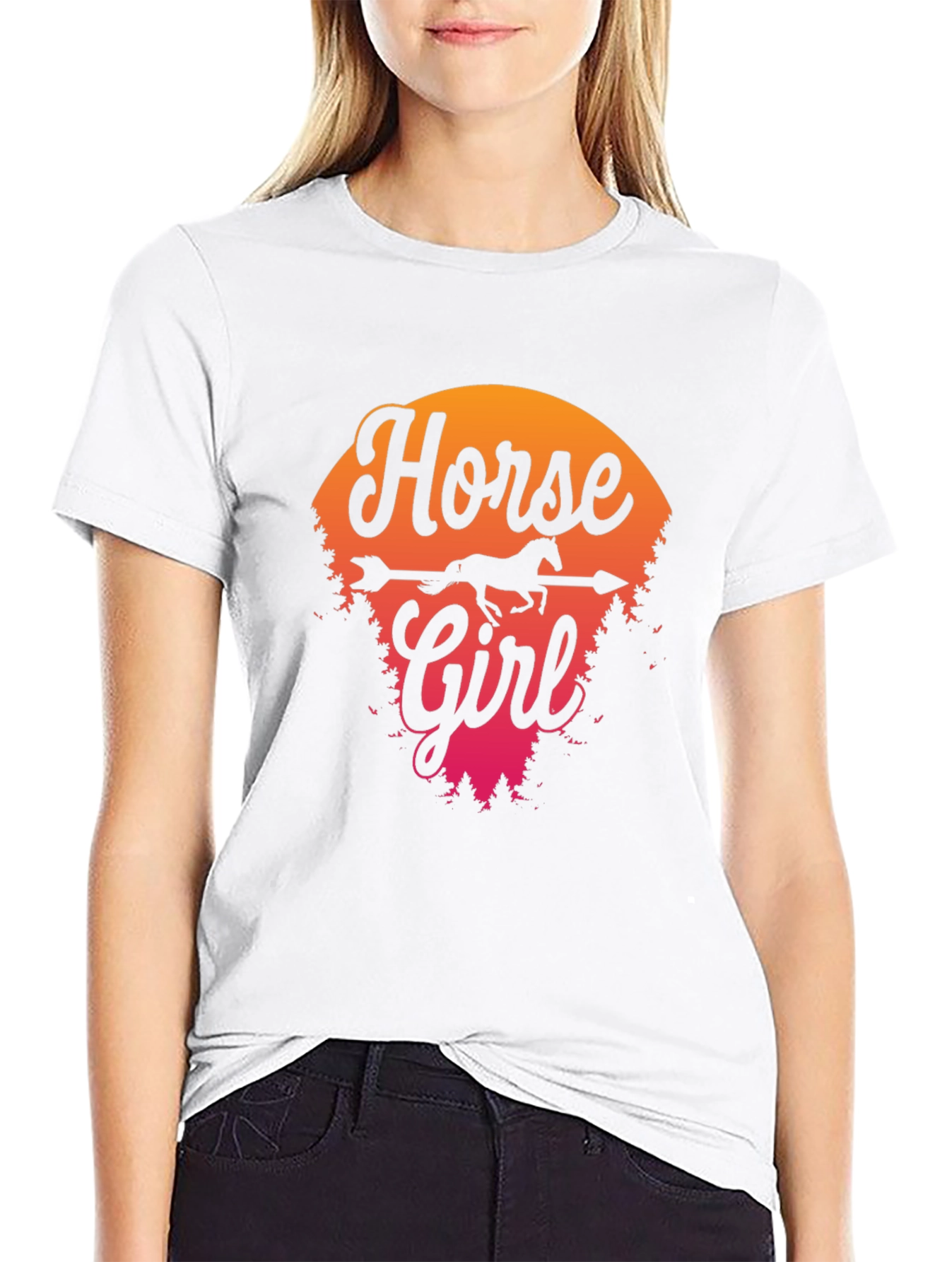 Horse Girl Graphic Tee - Womens Fit