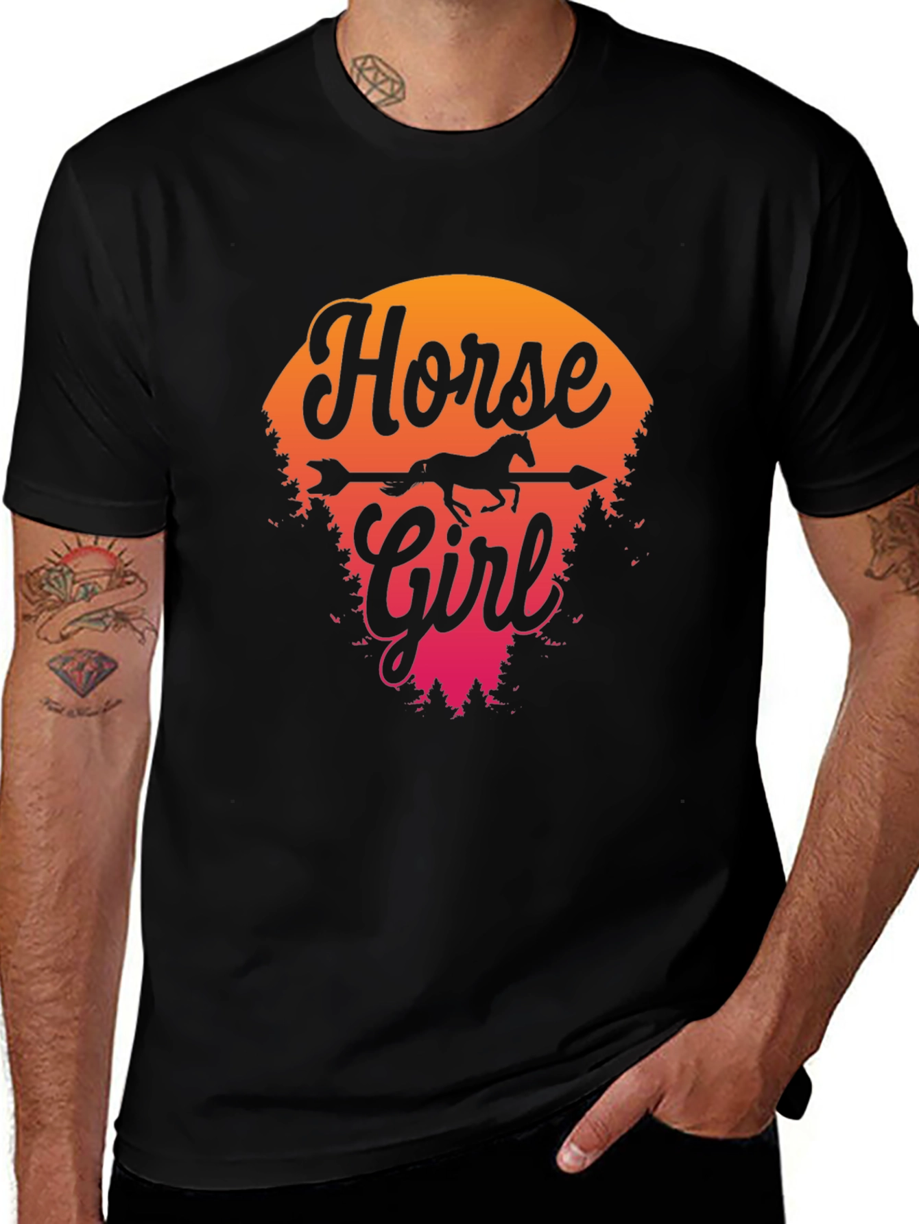 Horse Girl Graphic Tee - Womens Fit