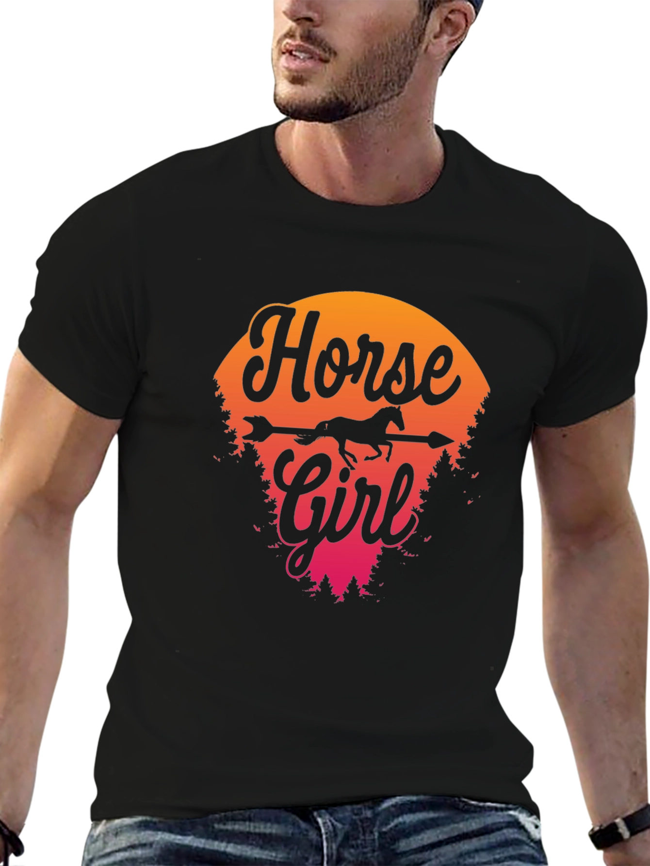 Horse Girl Graphic Tee - Womens Fit