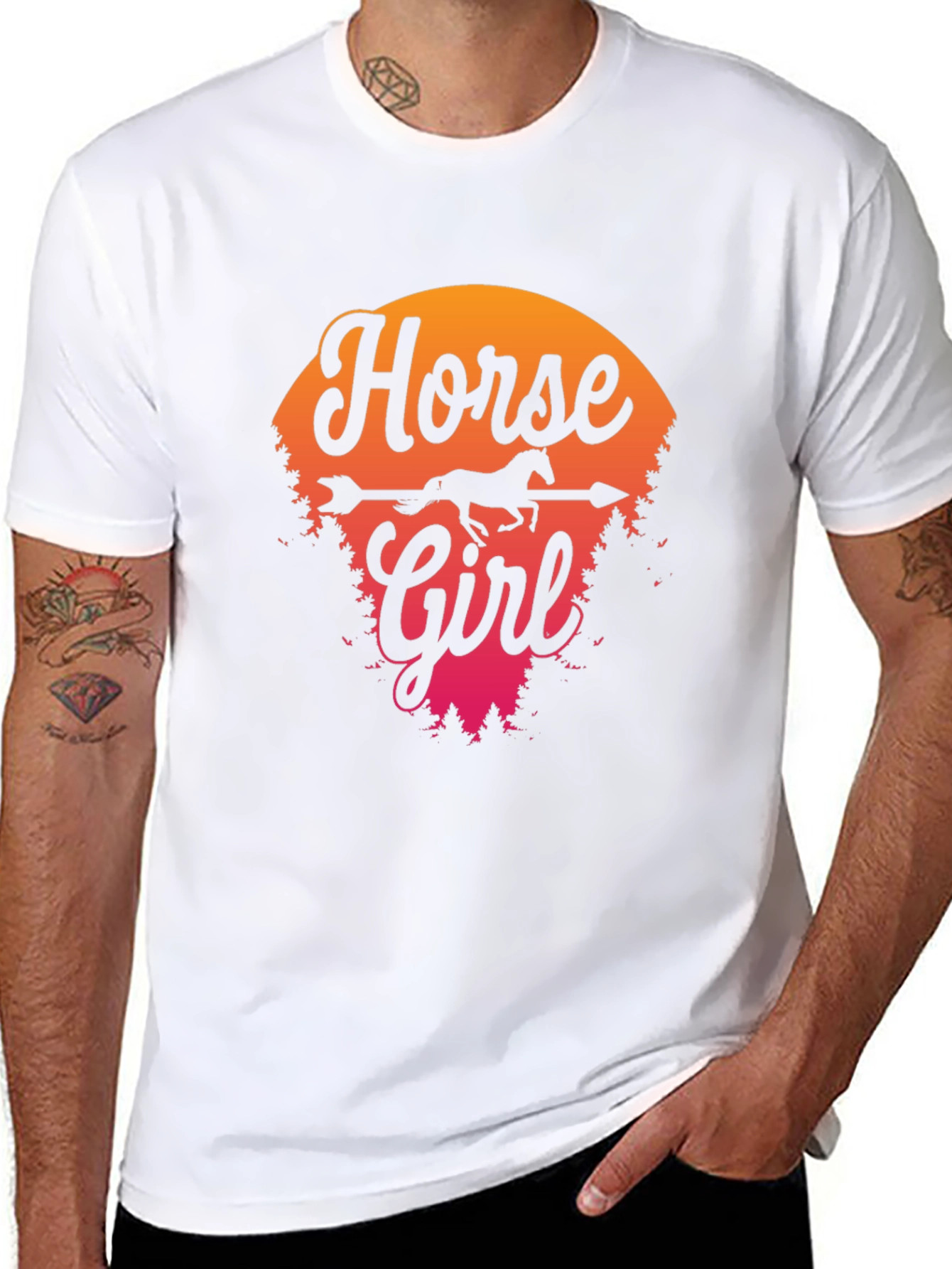 Horse Girl Graphic Tee - Womens Fit