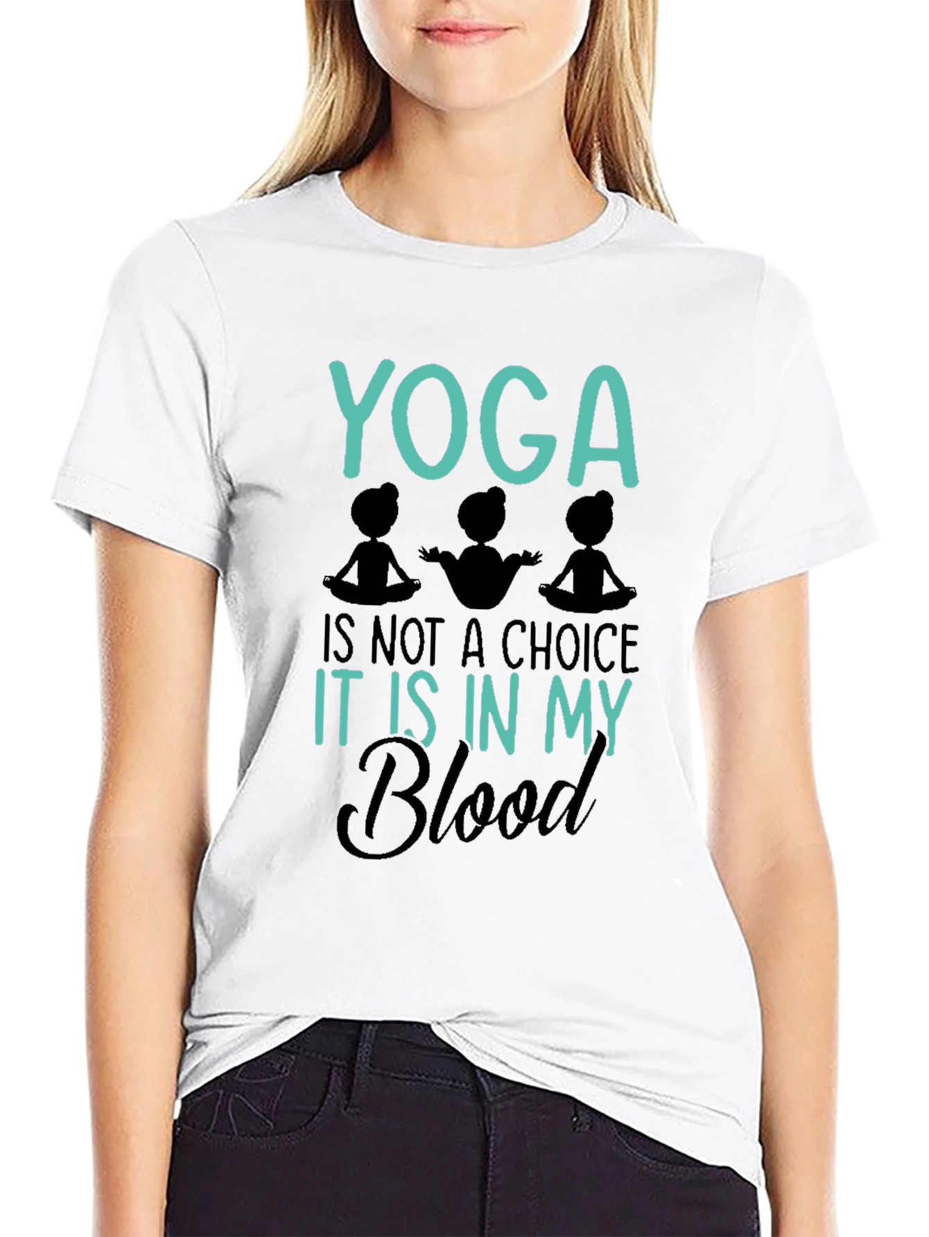 Yoga Is In My Blood Graphic Tee