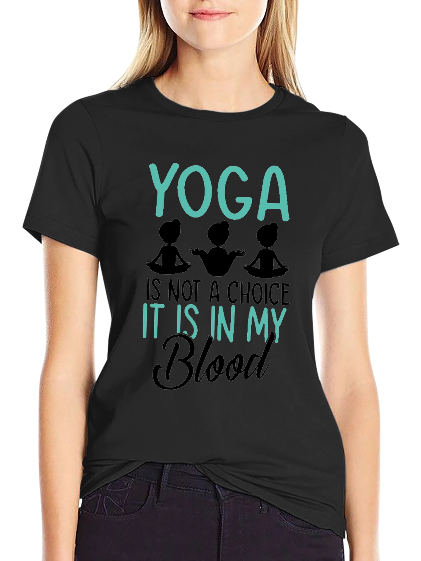 Yoga Is In My Blood Graphic Tee