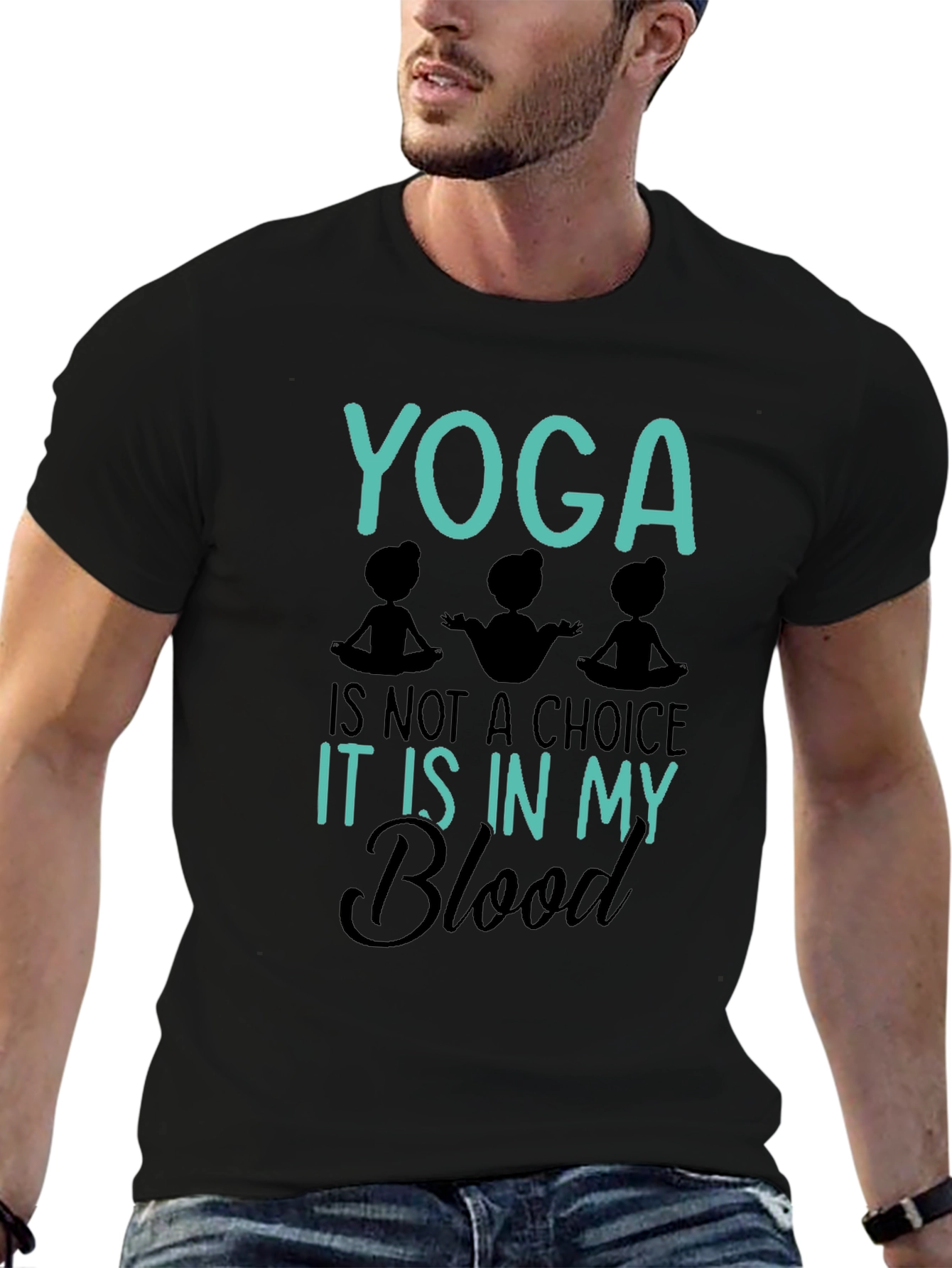 Yoga Is In My Blood Graphic Tee