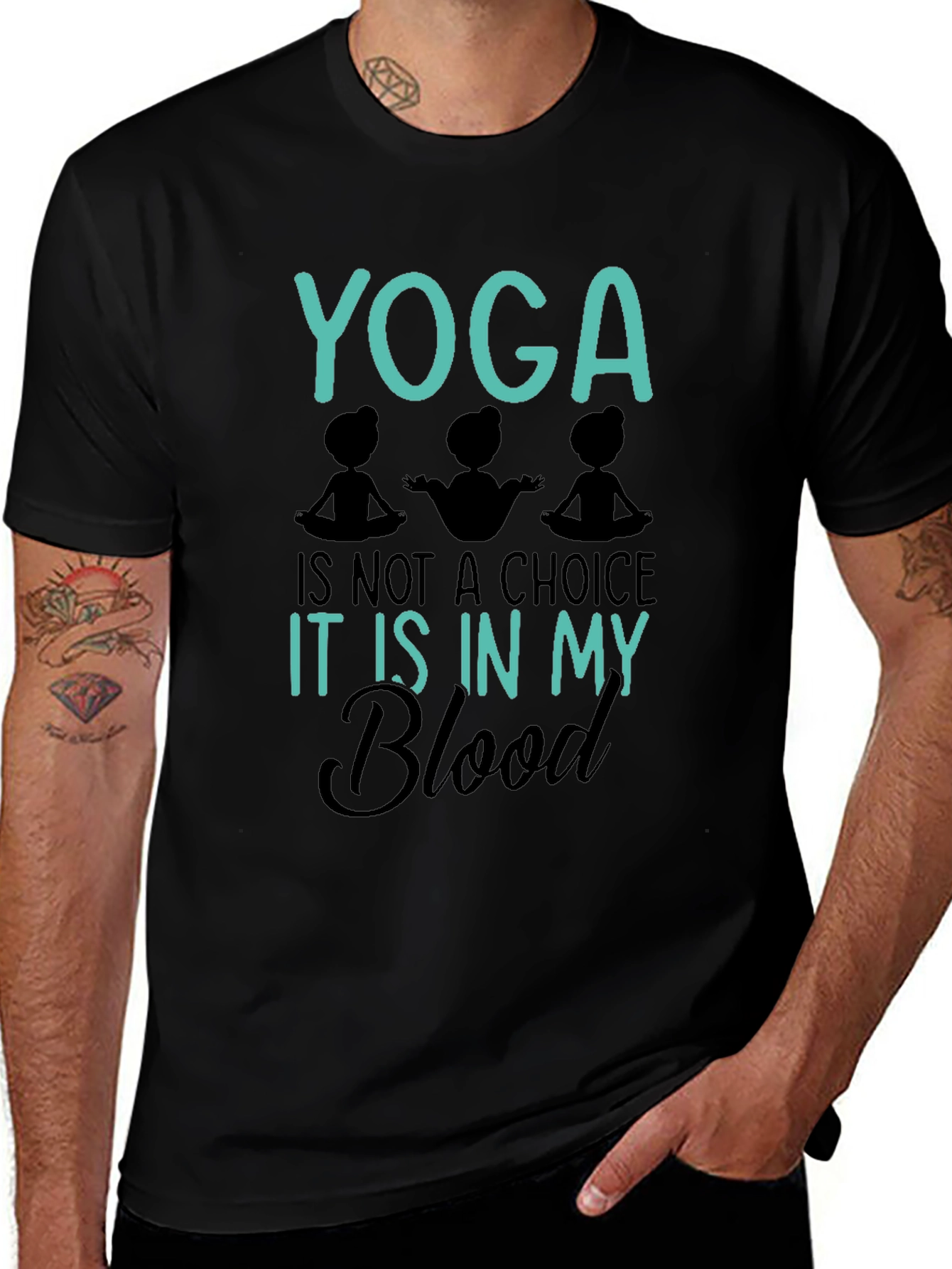 Yoga Is In My Blood Graphic Tee