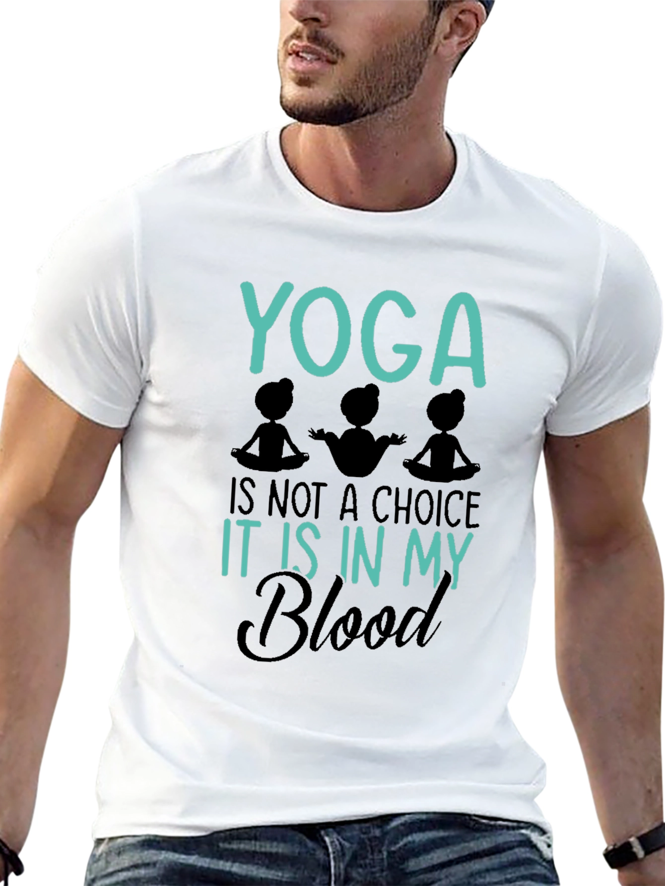 Yoga Is In My Blood Graphic Tee