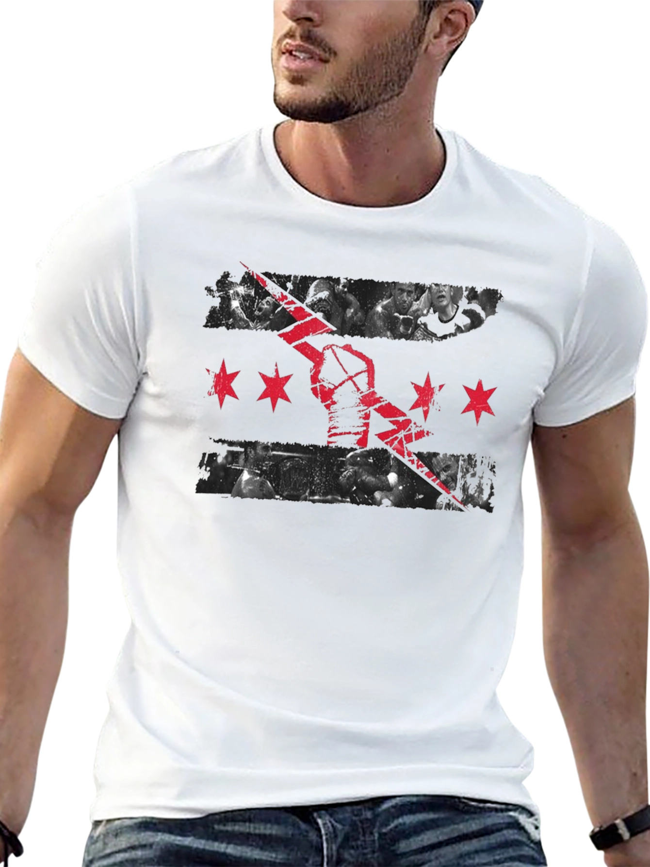 Chicago Flag Zombie T-Shirt