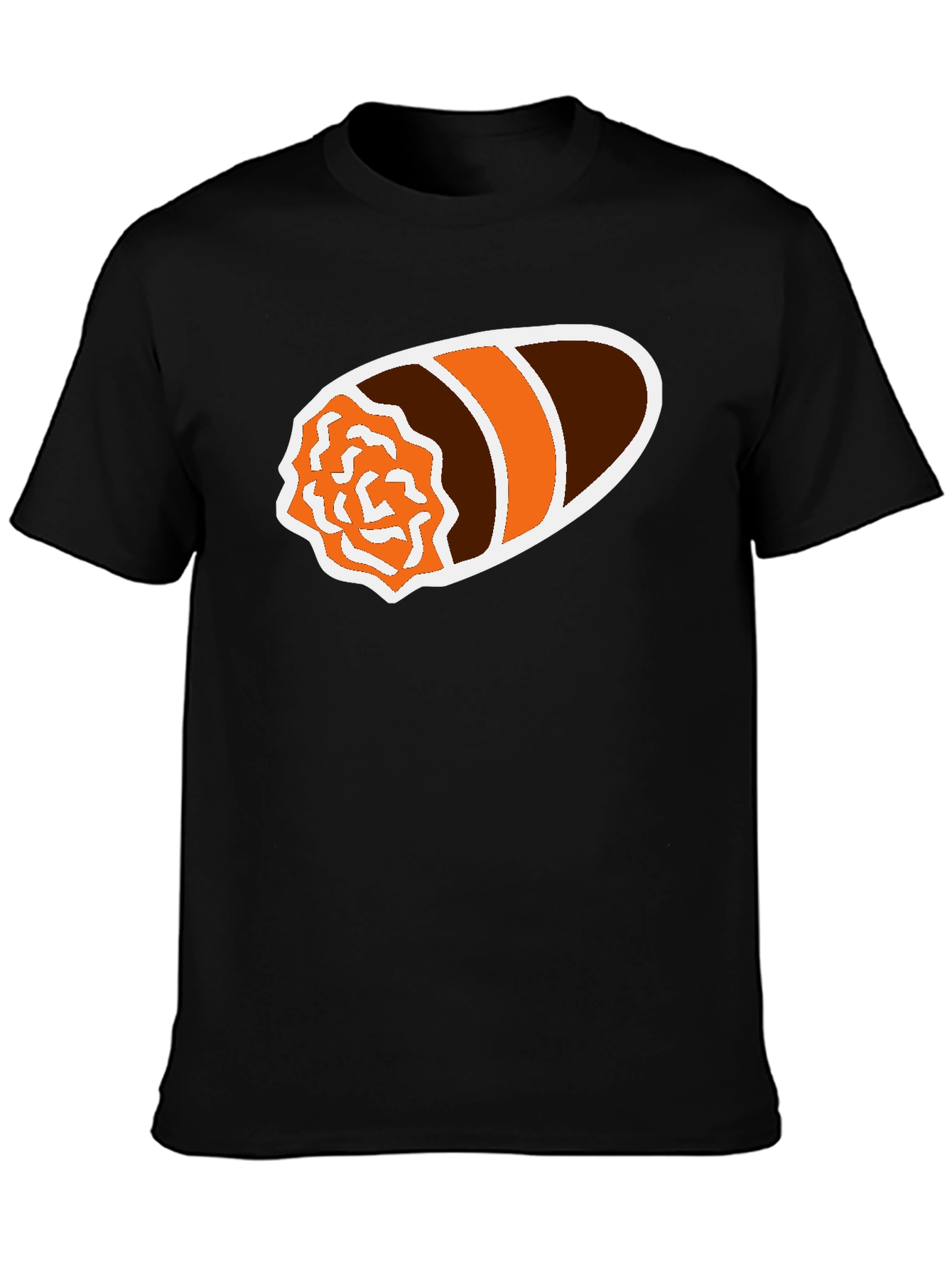 Cigar Graphic Black T-Shirt - Smokers Tee
