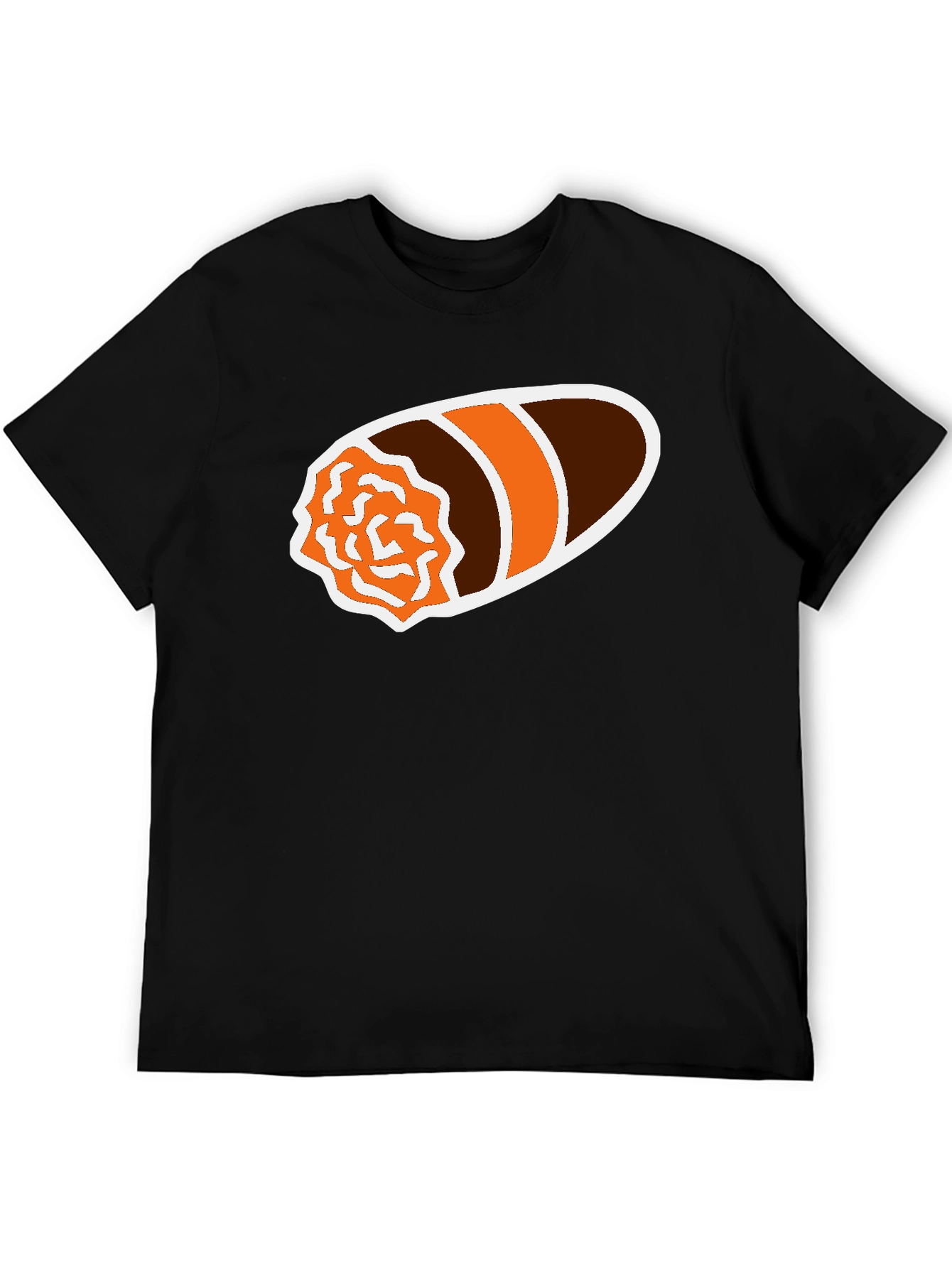 Cigar Graphic Black T-Shirt - Smokers Tee