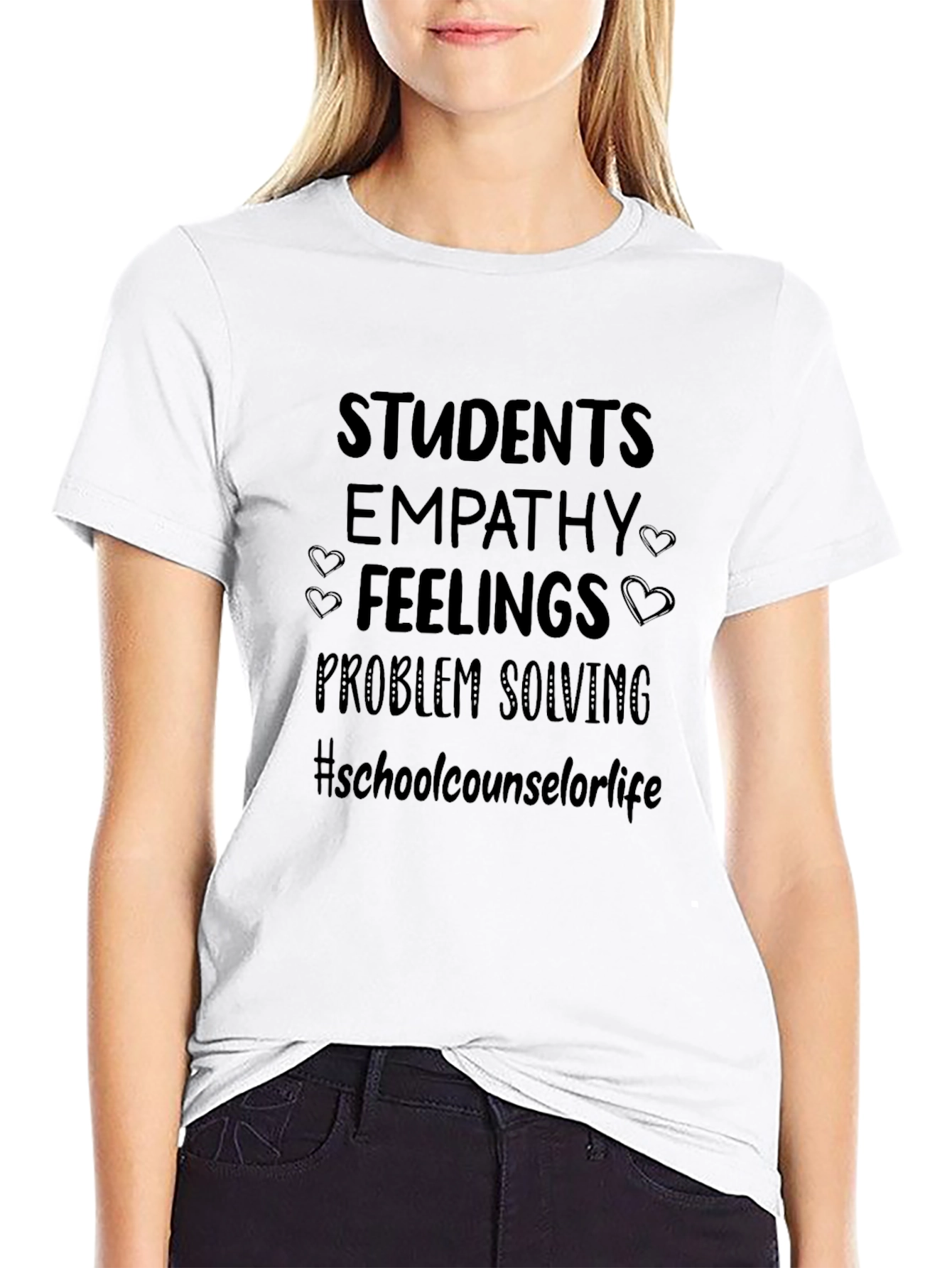 School Counselor Life Black T-Shirt