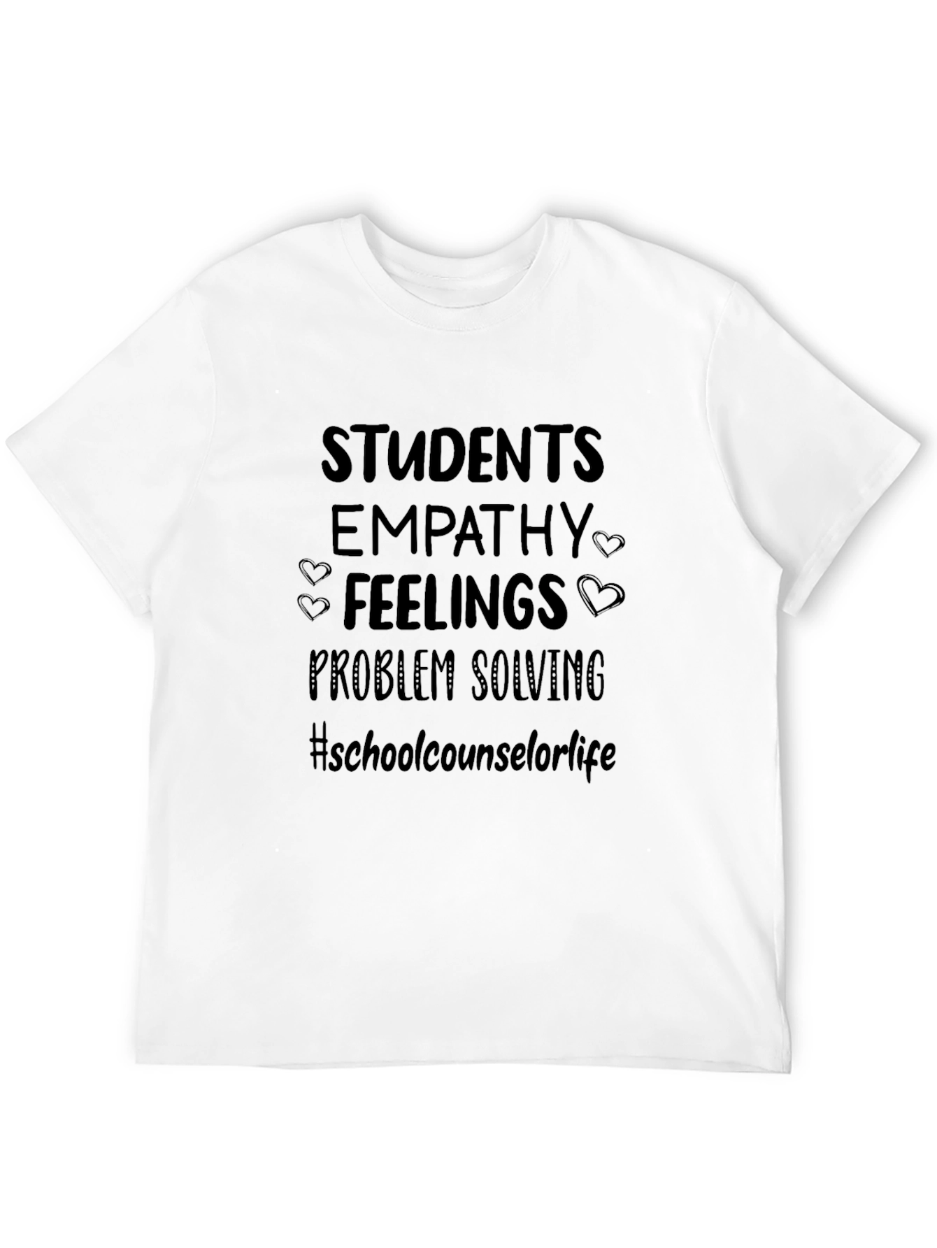 School Counselor Life Black T-Shirt