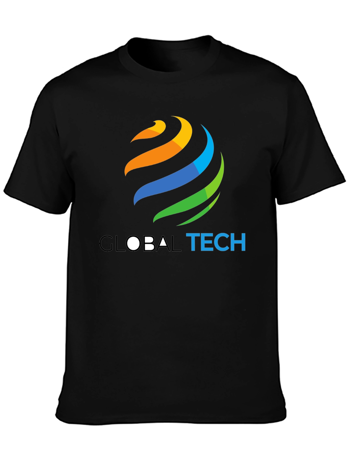 Global Tech Black T-Shirt