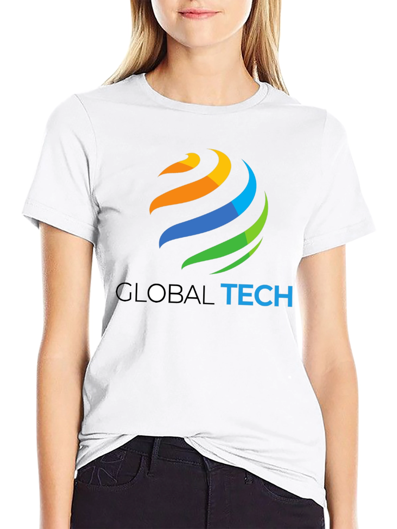 Global Tech Black T-Shirt