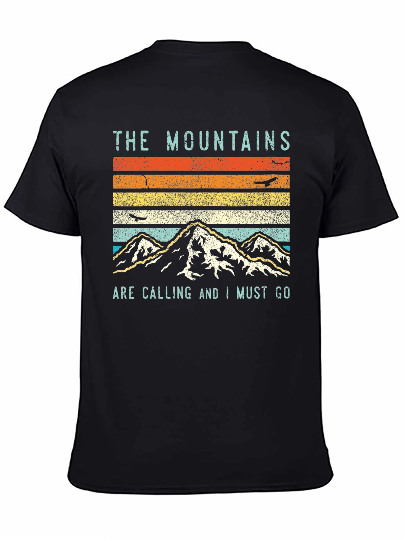 Mountains Calling Graphic Tee - Adventure Shirt