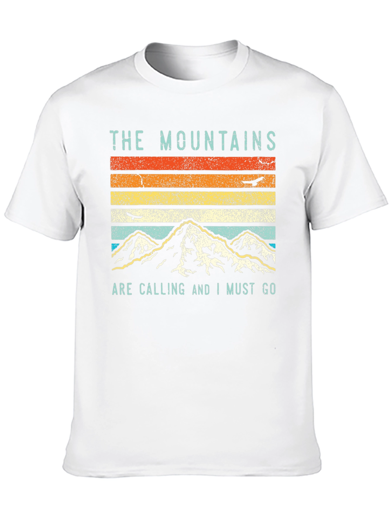 Mountains Calling Graphic Tee - Adventure Shirt